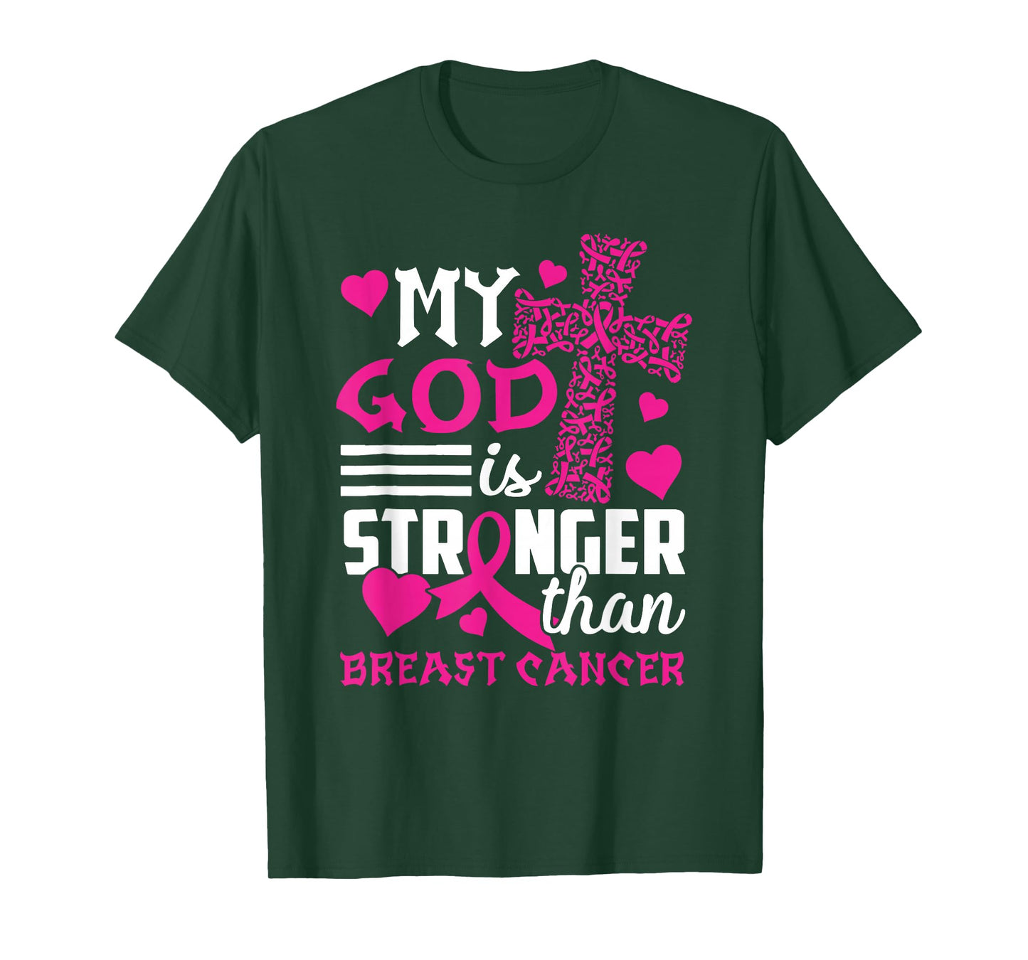 My God is Stronger Than Breast Cancer T-Shirt