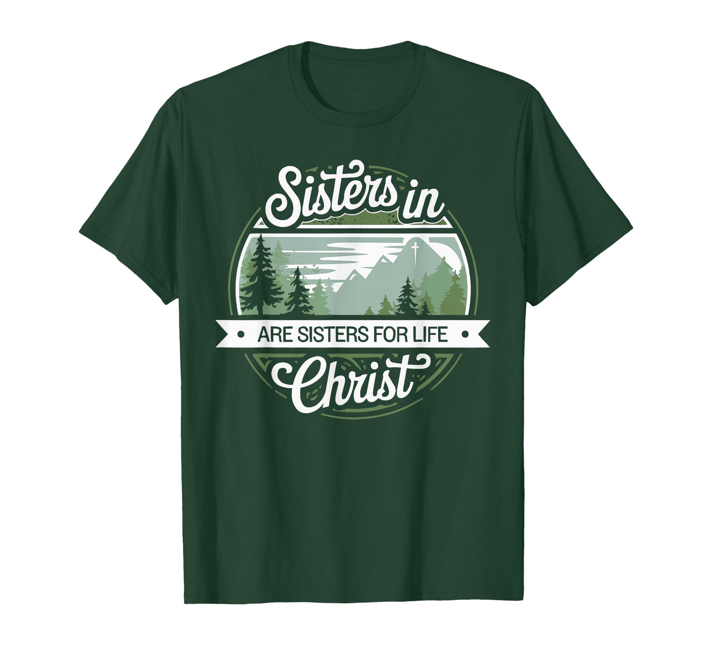Sisters In Christ Religion Jesus Christian Women Faith T-Shirt