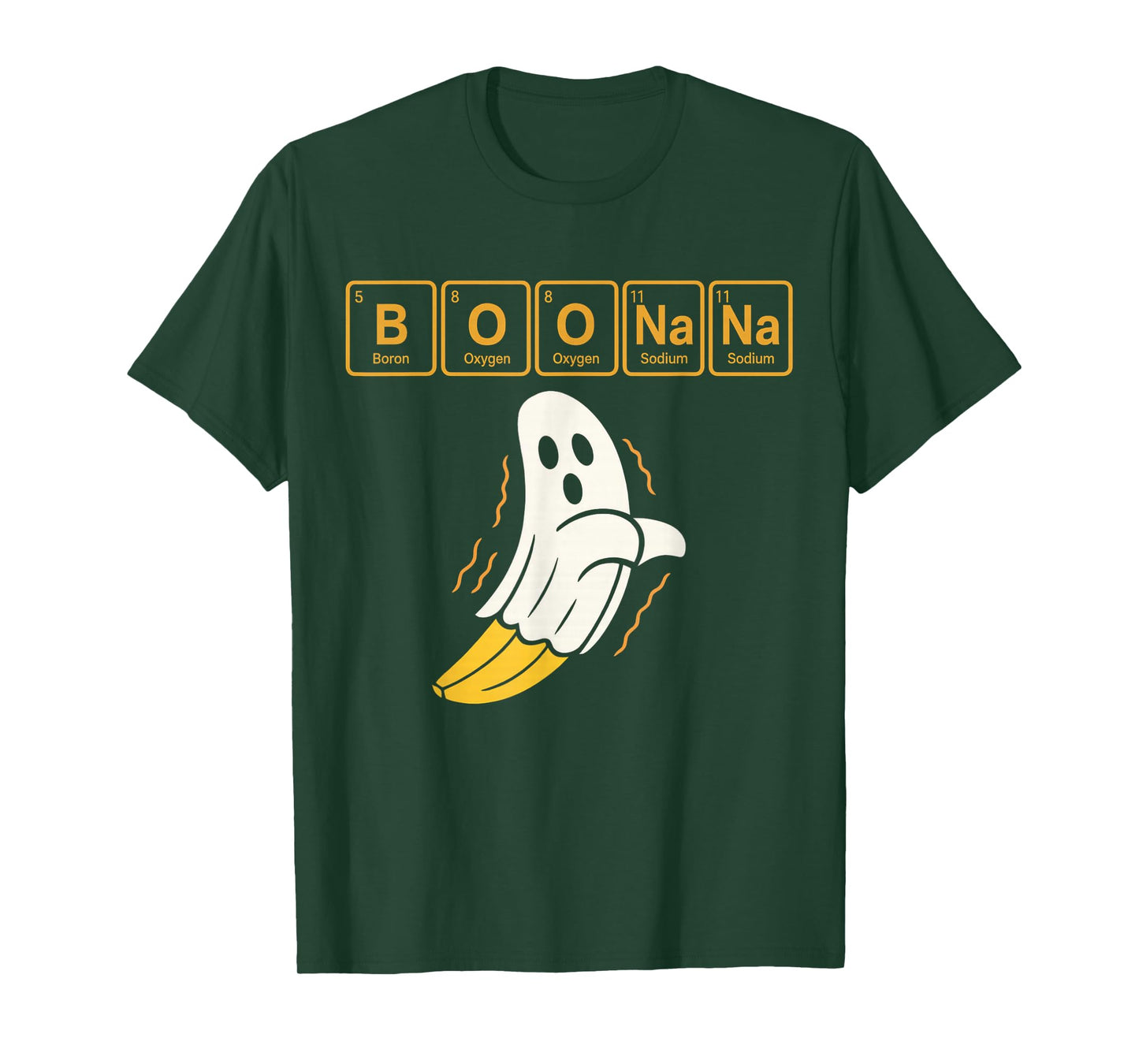 Chemistry Boonana Banana Ghost Cute Halloween Funny Teacher T-Shirt