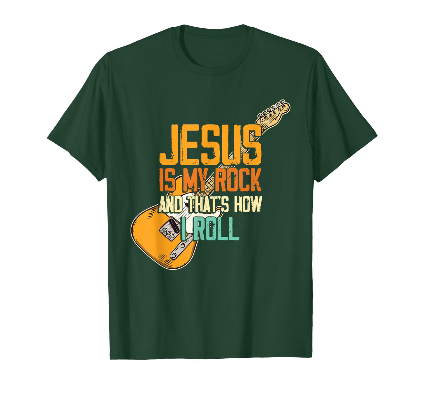Jesus Is My Rock And That Is How I Roll Christian T-Shirt