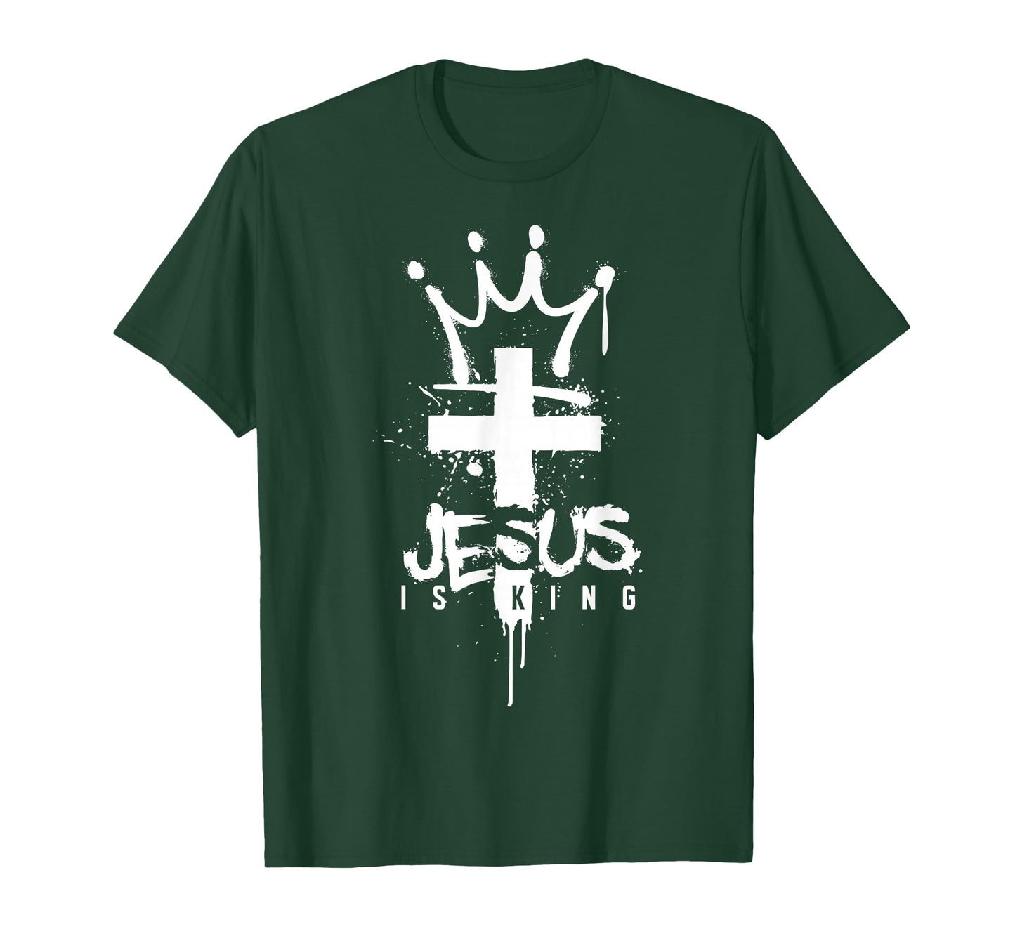Jesus is King Bible Verse Christian God Religious T-Shirt