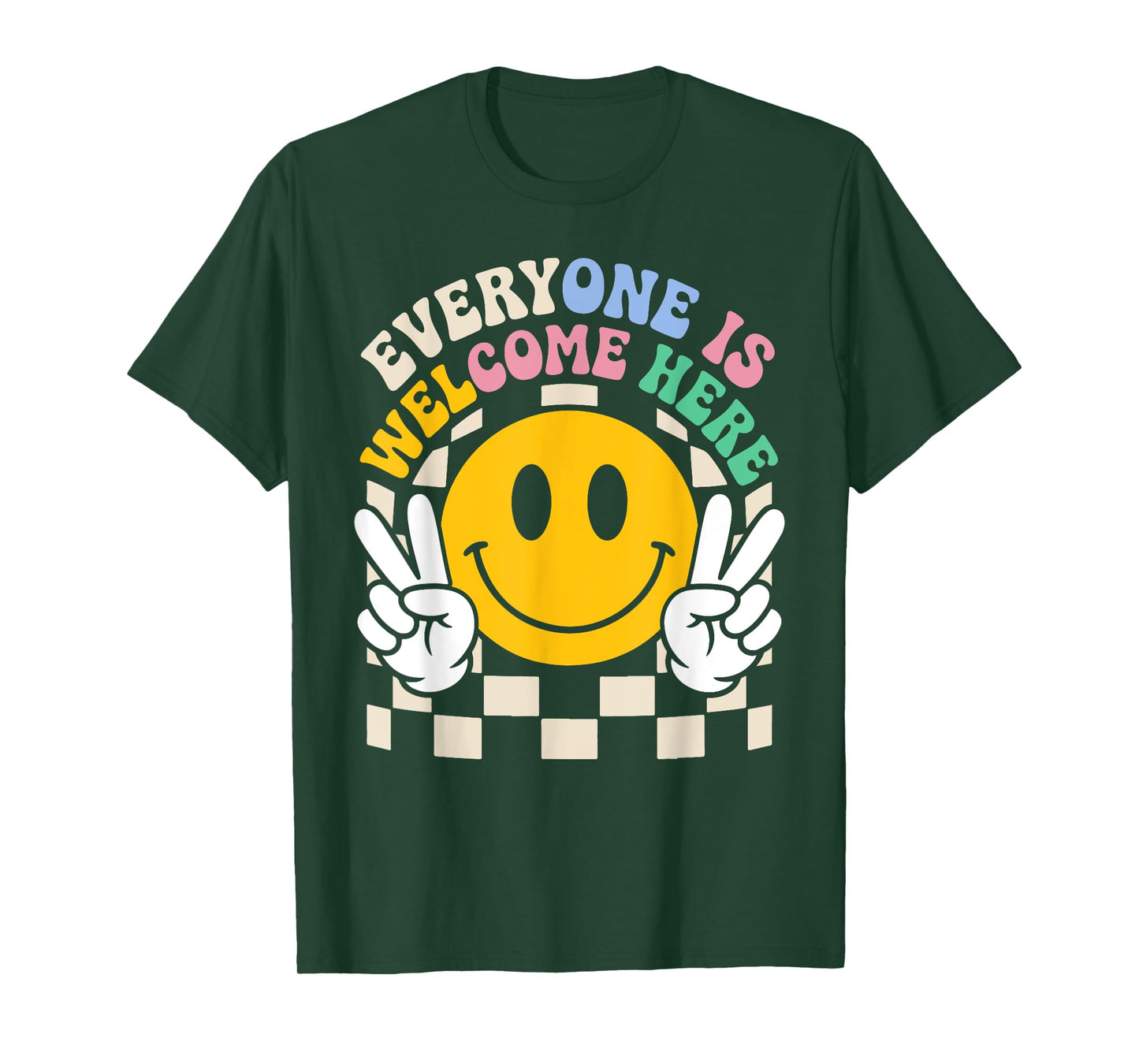 Everyone Is Welcome Here Idaho Teacher Inclusion Diversity T-Shirt