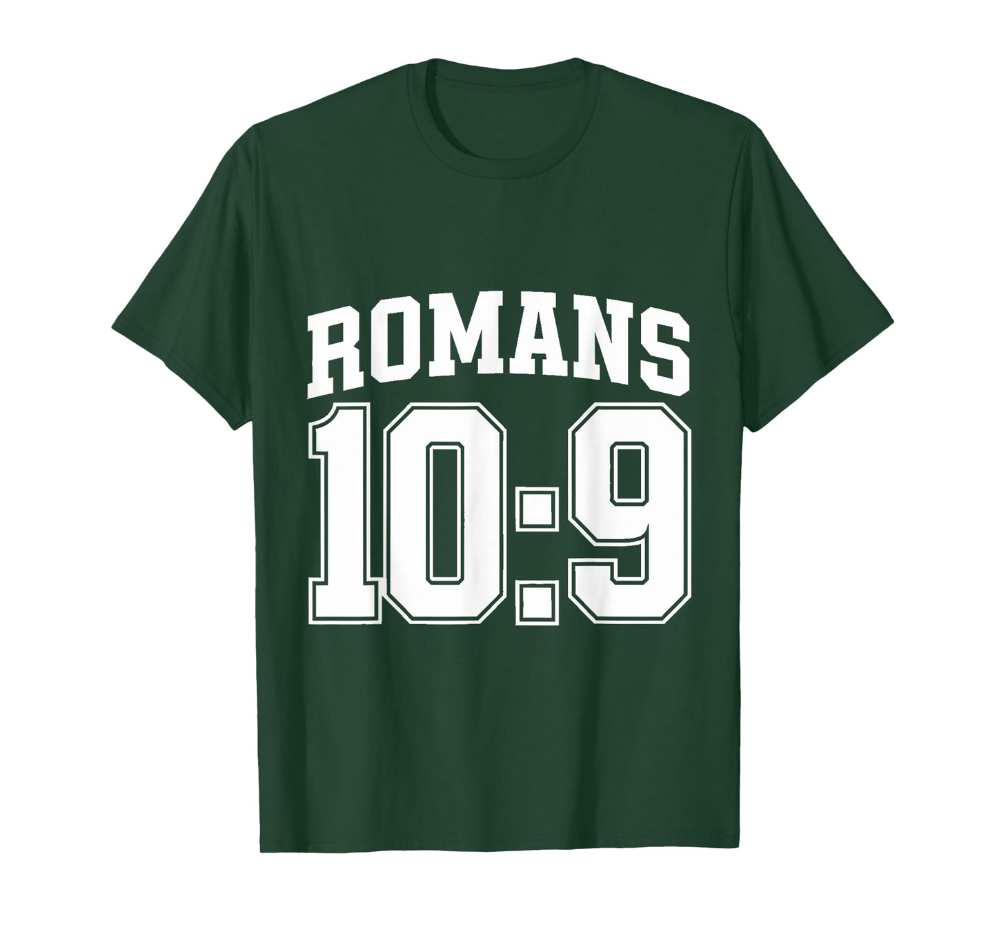 Romans 10:9 Sports Jersey Christian Motivation Apparel T-Shirt