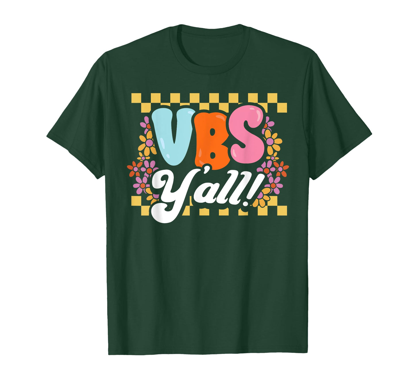 Groovy VBS Vacation Bible School Yall Christian Faith Gift T-Shirt
