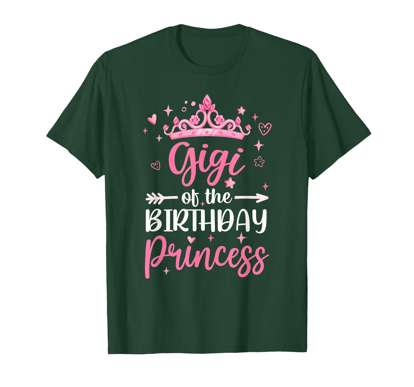 Gigi Of The Birthday Princess Birthday Girl Kid Family T-Shirt