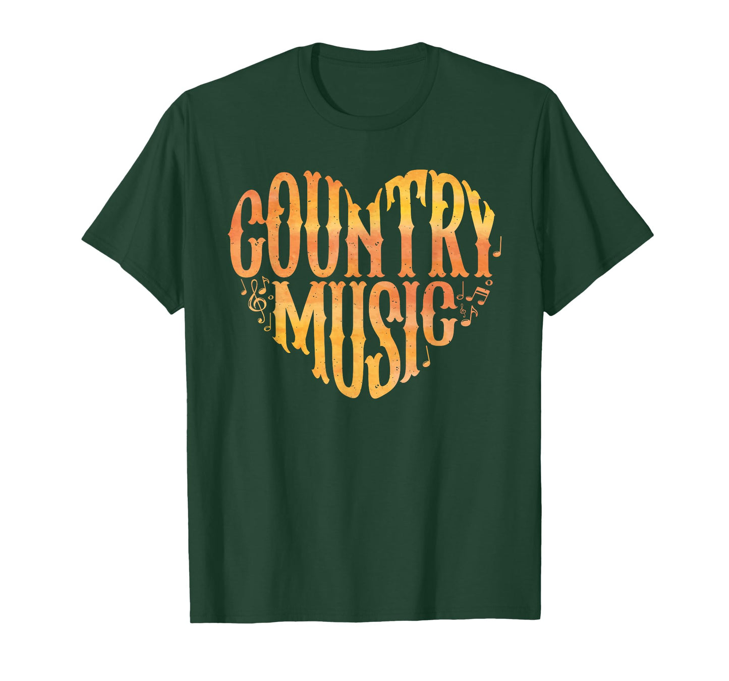 Cute Country Music Art For Men Women Concert Country Music T-Shirt