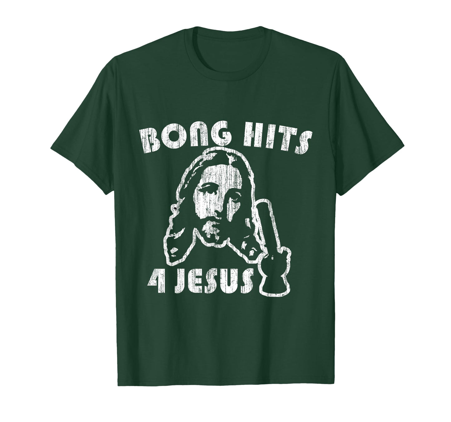 Flippin Sweet Gear Bong Hits 4 Jesus Unisex Adult T-Shirt Black Small