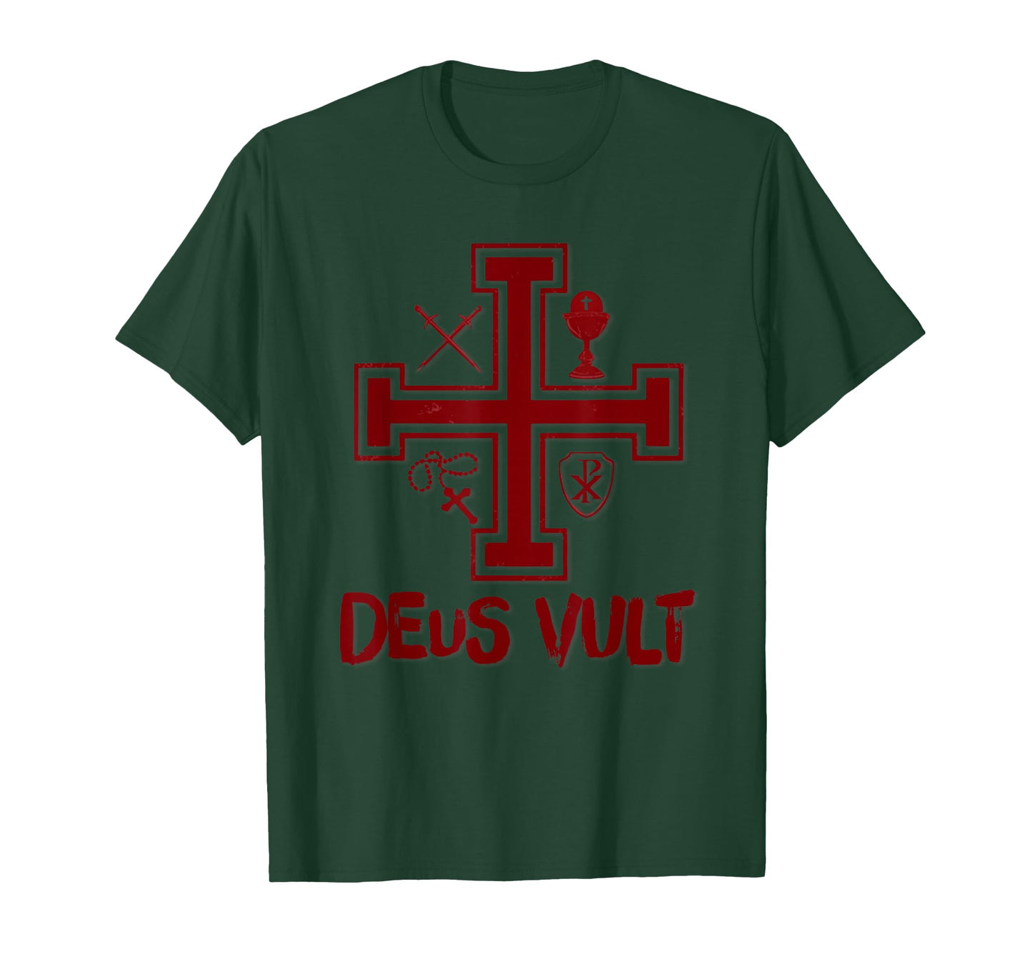 Catholic Knight Templar Crusader Cross T-Shirt