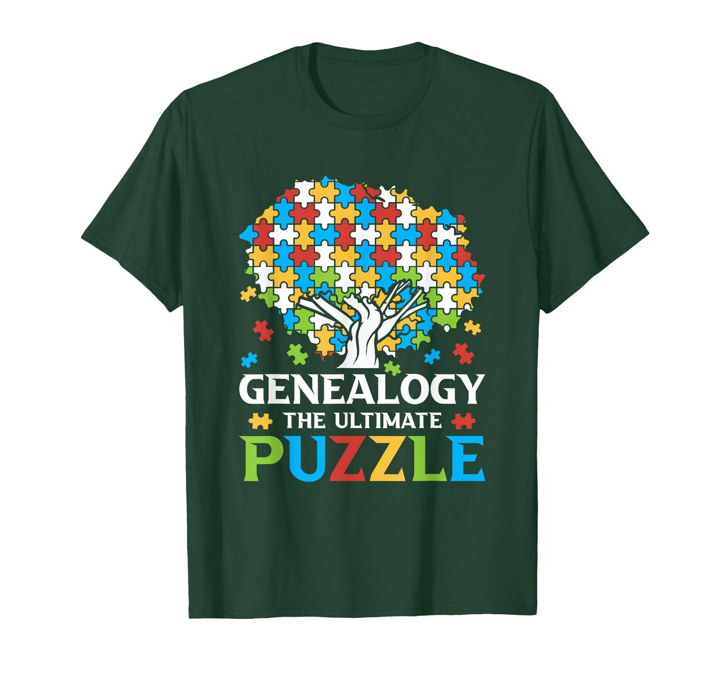 Genealogy The Ultimate Puzzle - Family History Ancestry T-Shirt