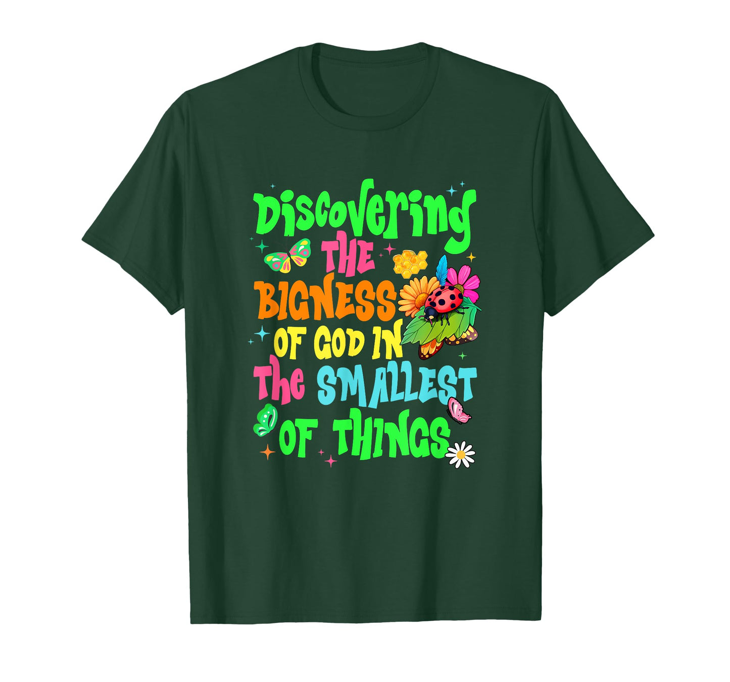 Vbs 2025 Magnified Smallest Insects Adventure Vbs Christian T-Shirt
