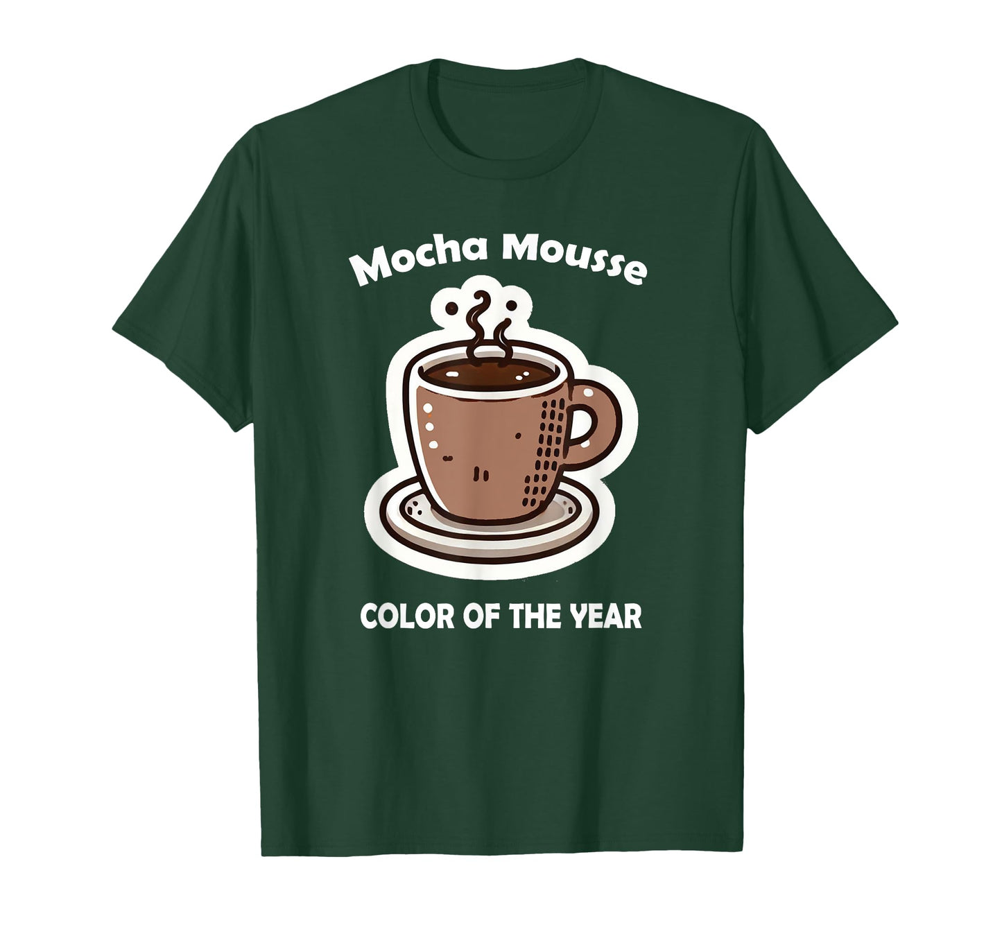 Color of the Year 2025 Mocha Mousse Coffee T-Shirt