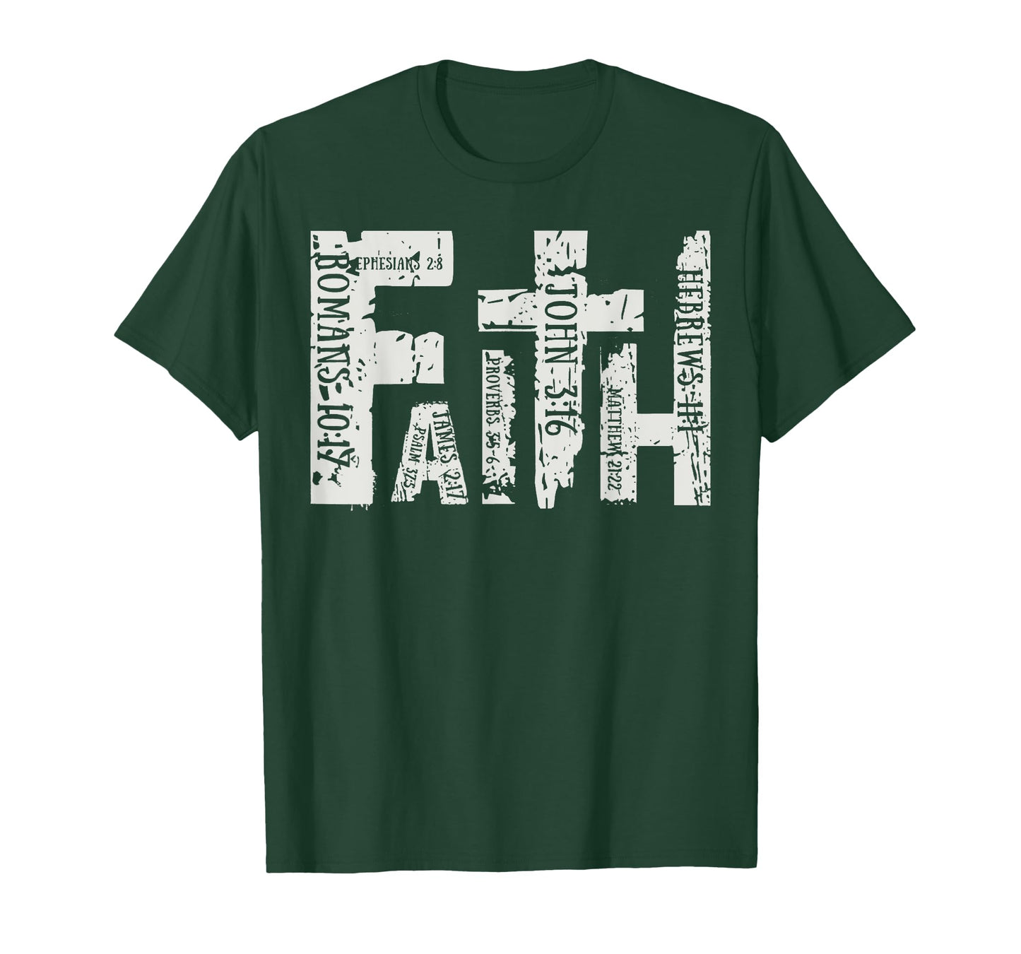 Faith Over Fear Christian Jesus Faith Retro Christian T-Shirt