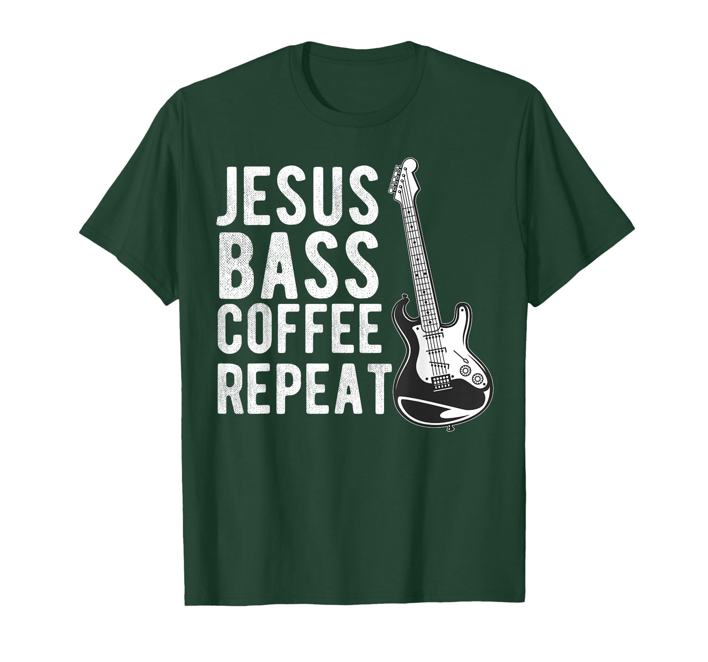 Christian Bass Guitar Player Worship Jesus Bassist Music T-Shirt
