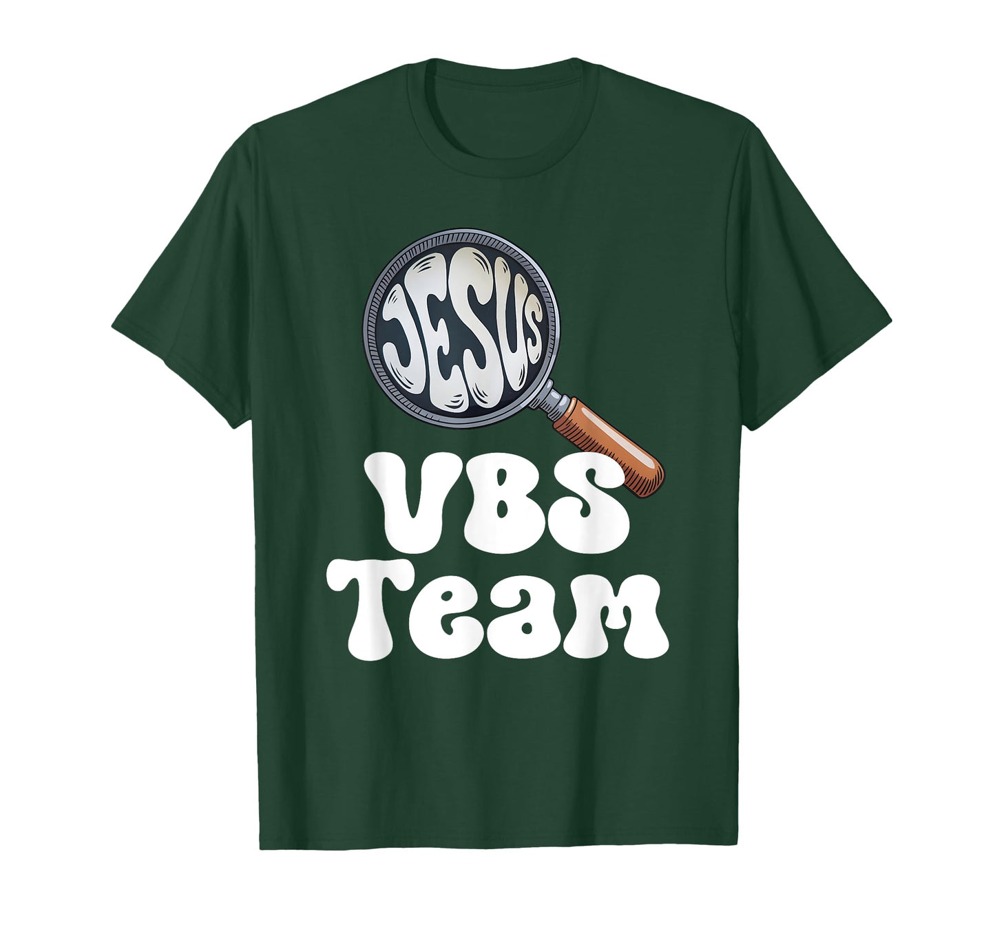 VBS 2025 Vacation Bible School VBS Team Hand Lens T-Shirt
