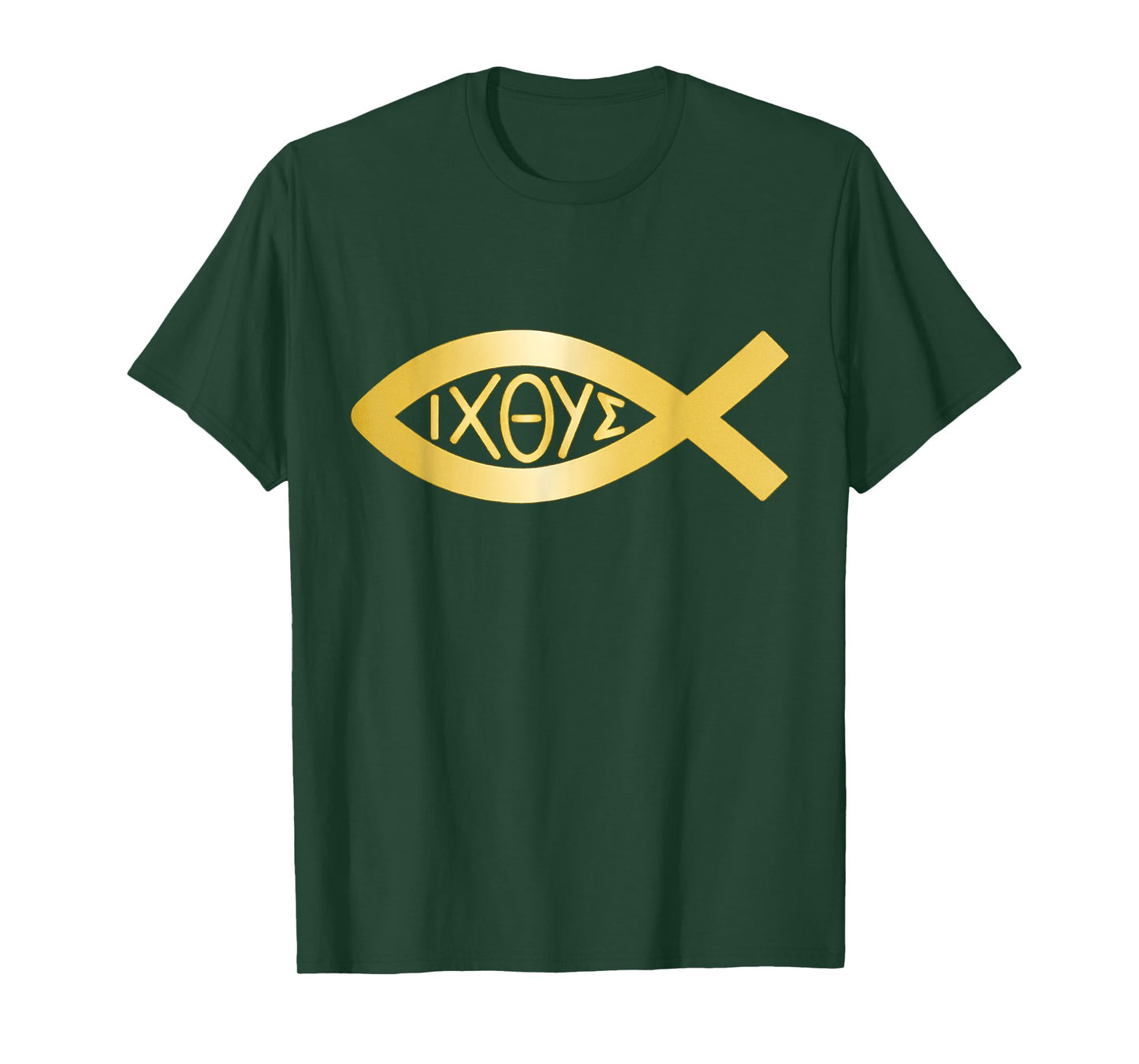 Christian Ichthys Ichthus Symbol - Jesus Fish T-Shirt