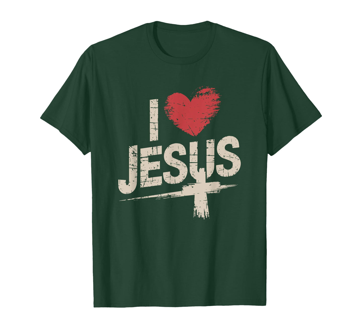 I Love Jesus, Christian Believer and God Christianity T-Shirt