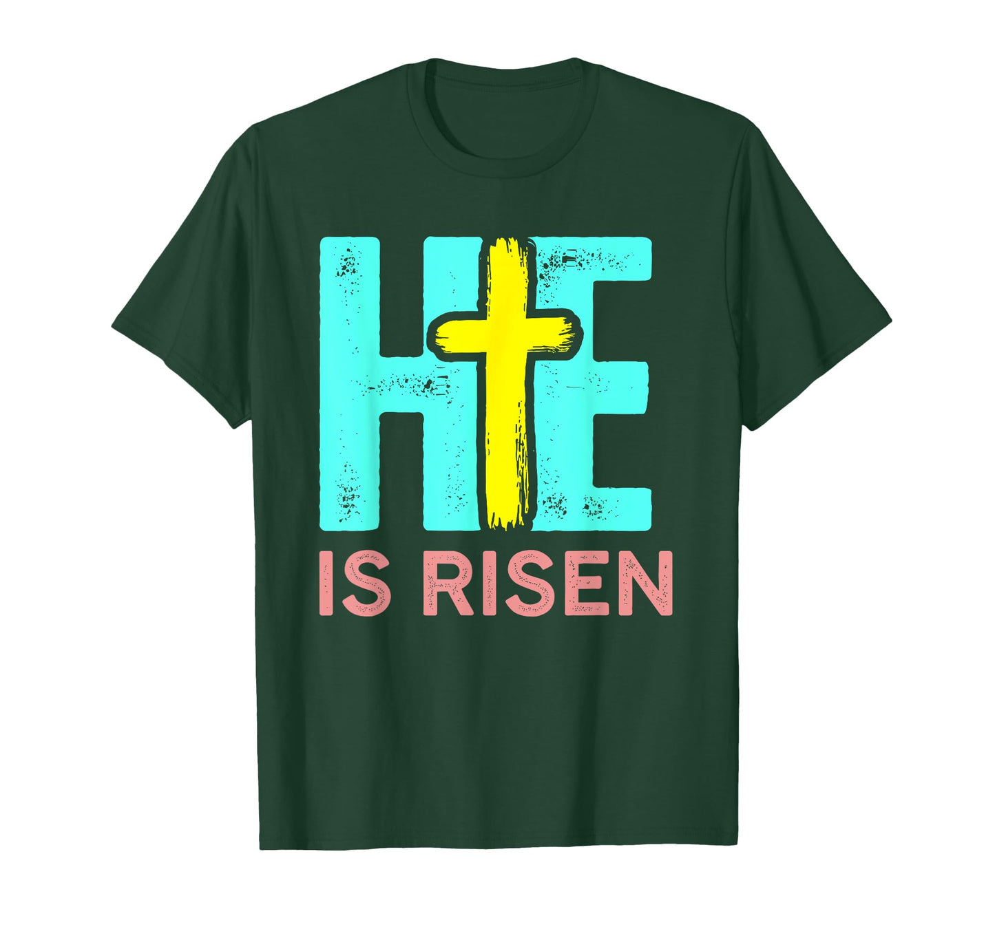 He is risen christian jesus cross for easter T-Shirt