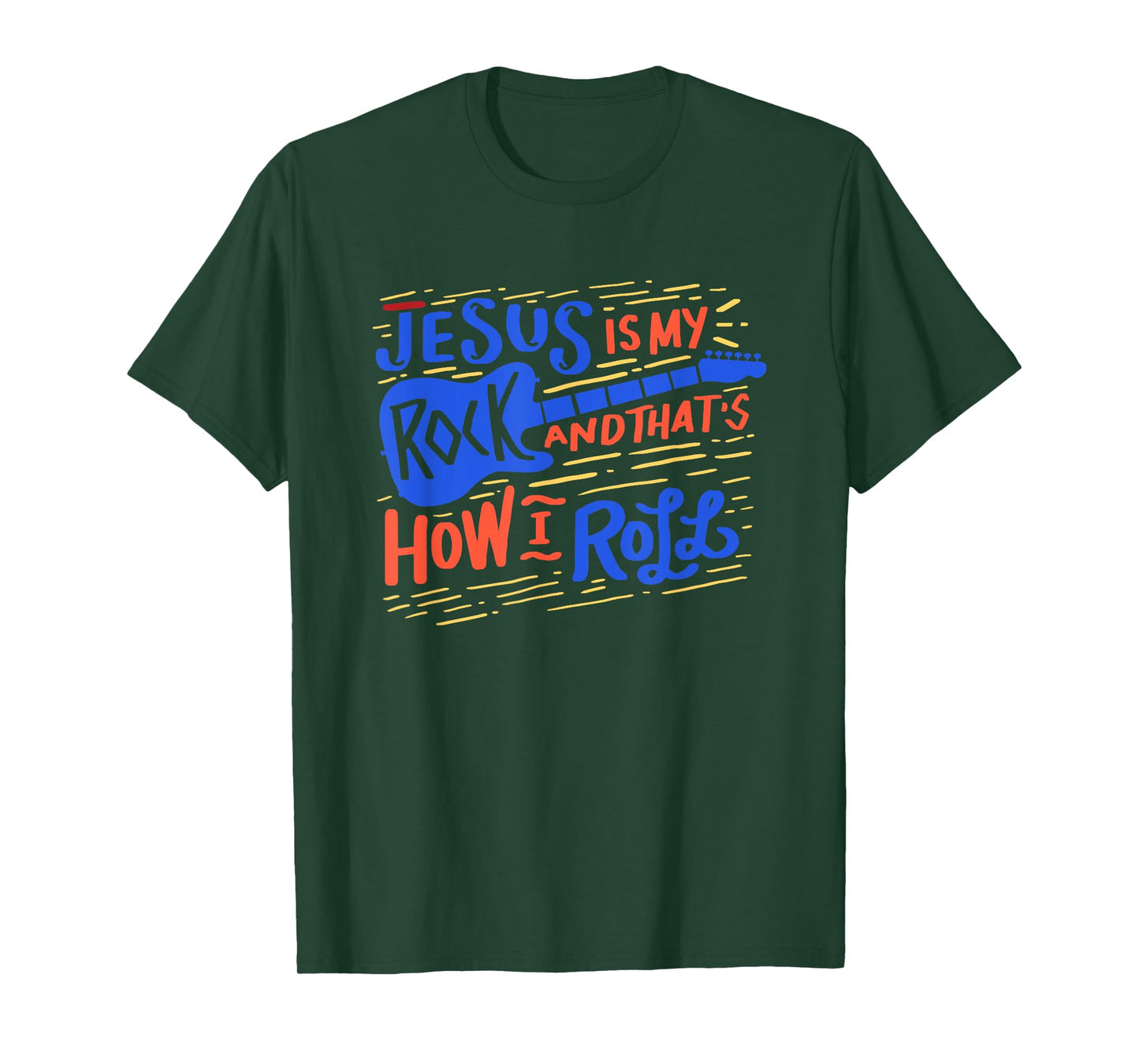 Jesus is my rock and thats how i roll T-Shirt