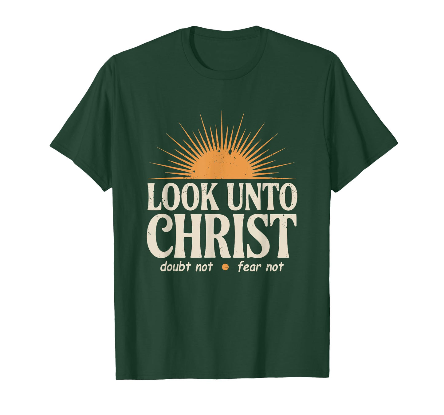 Look Unto Christ With Sun 2025 Youth Theme LDS Christian T-Shirt