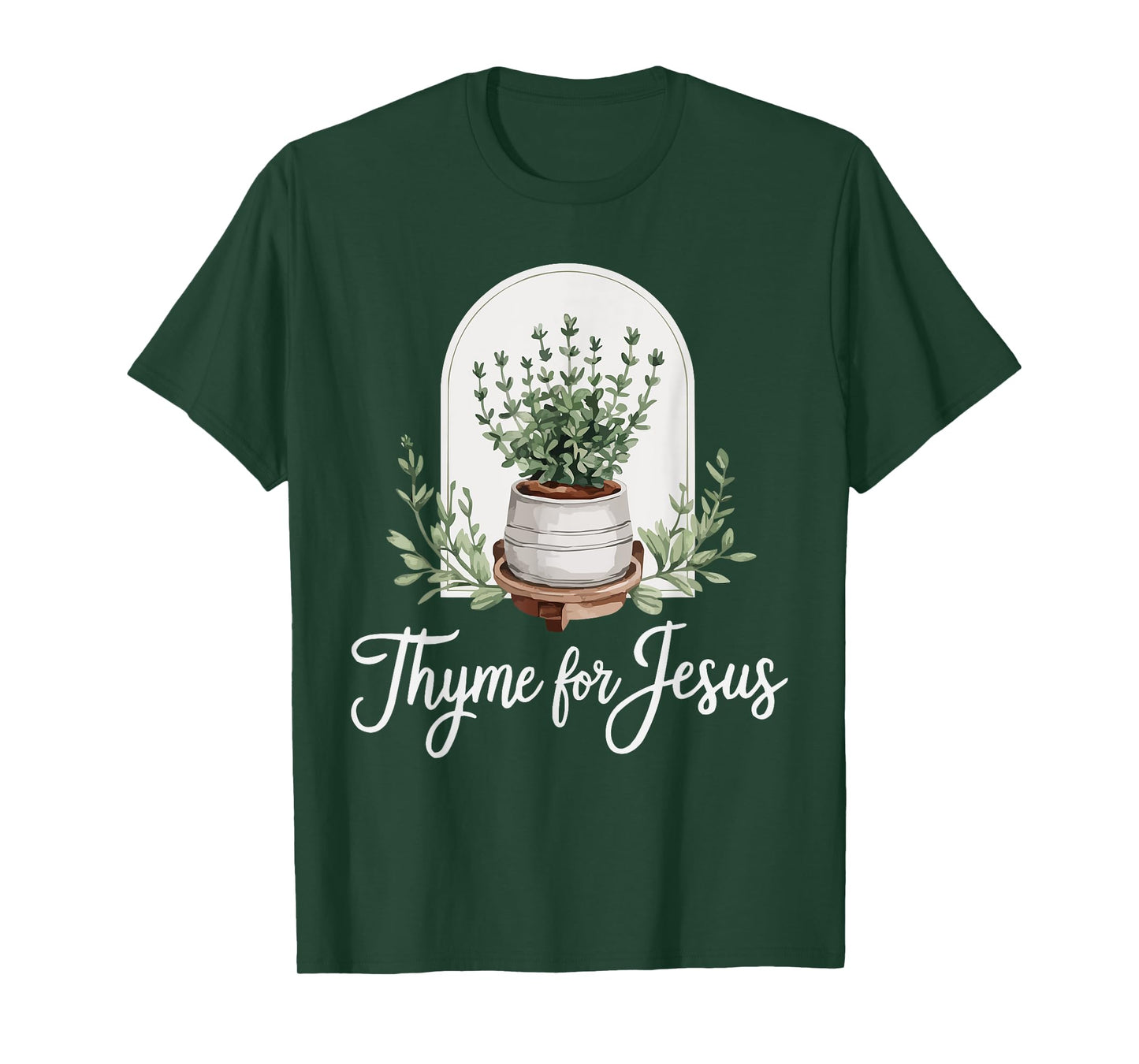 Gardening Jesus Christ Religion Christian Christianity T-Shirt