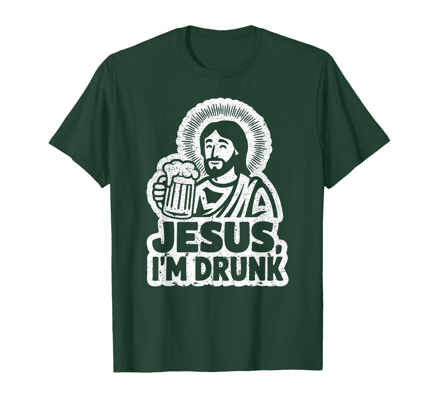 Jesus I'm Drunk Party Drinking Humor Pun Fun T-Shirt