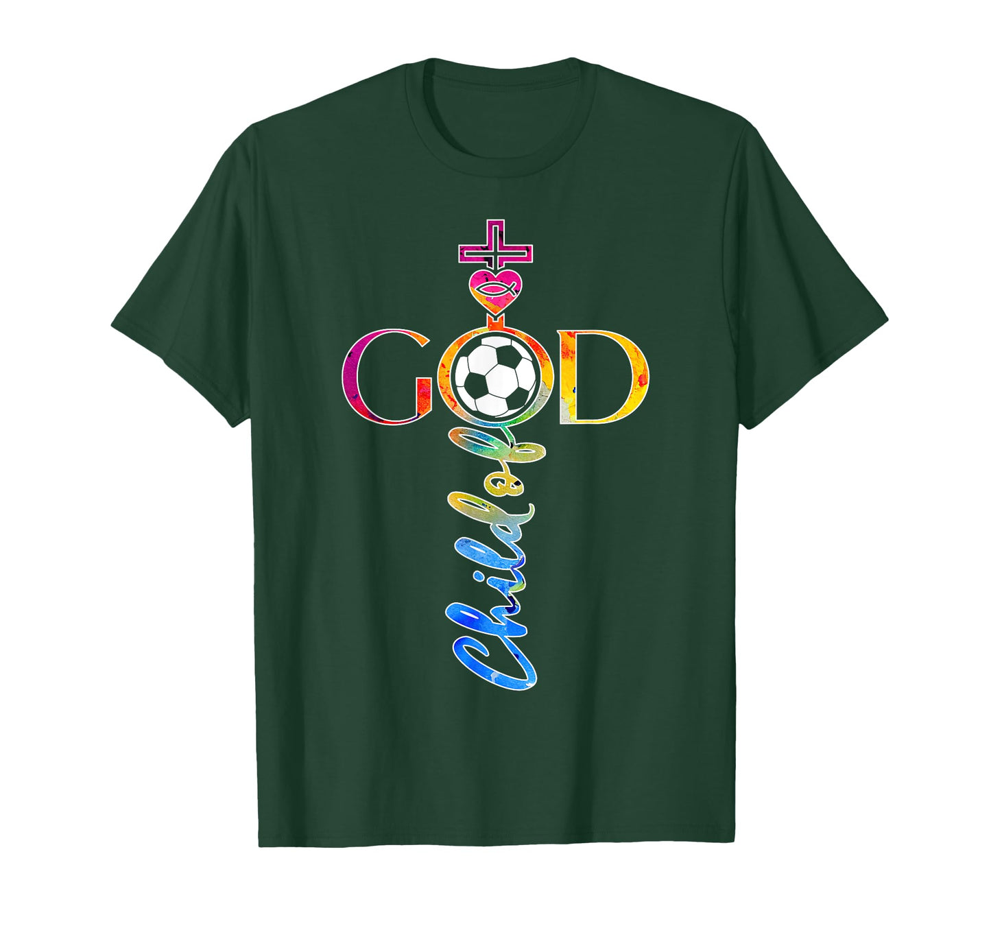 RELIGIOUS JESUS SOCCER CHILD OF GOD SOCCER T-Shirt