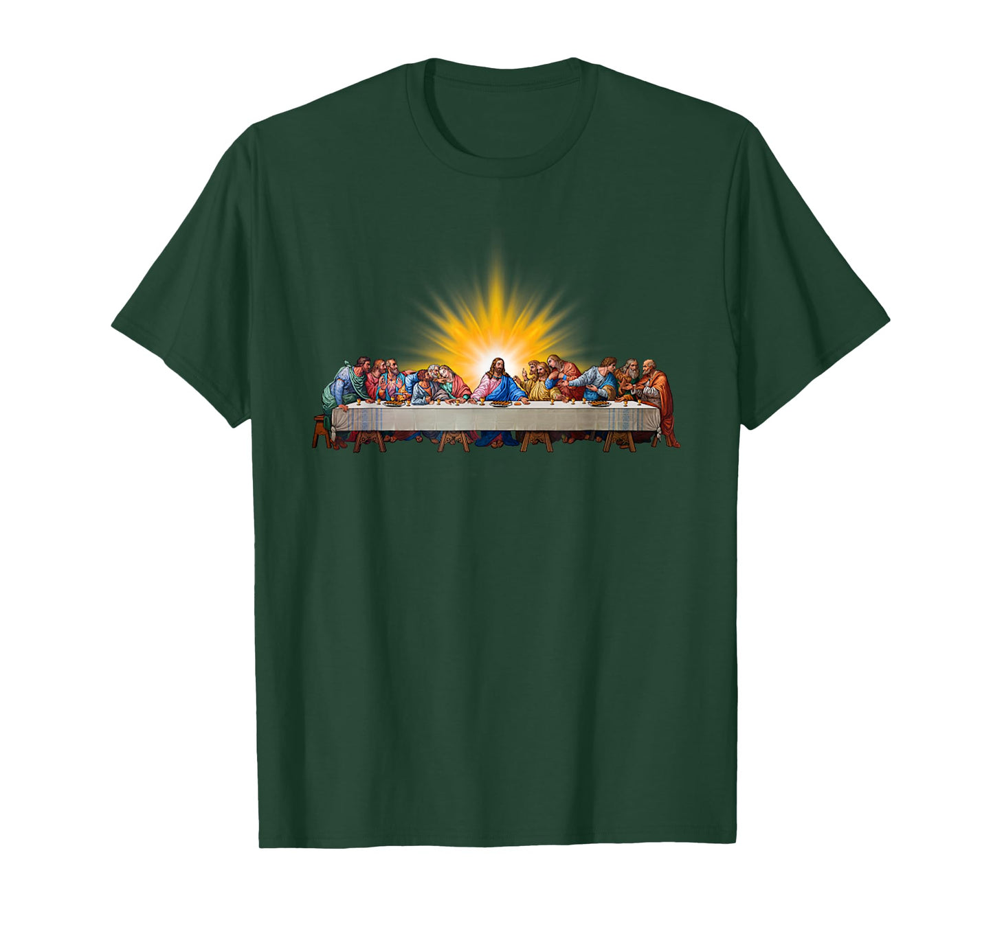 Last Supper Jesus Christ Leonardo Da Vinci Painting T-Shirt