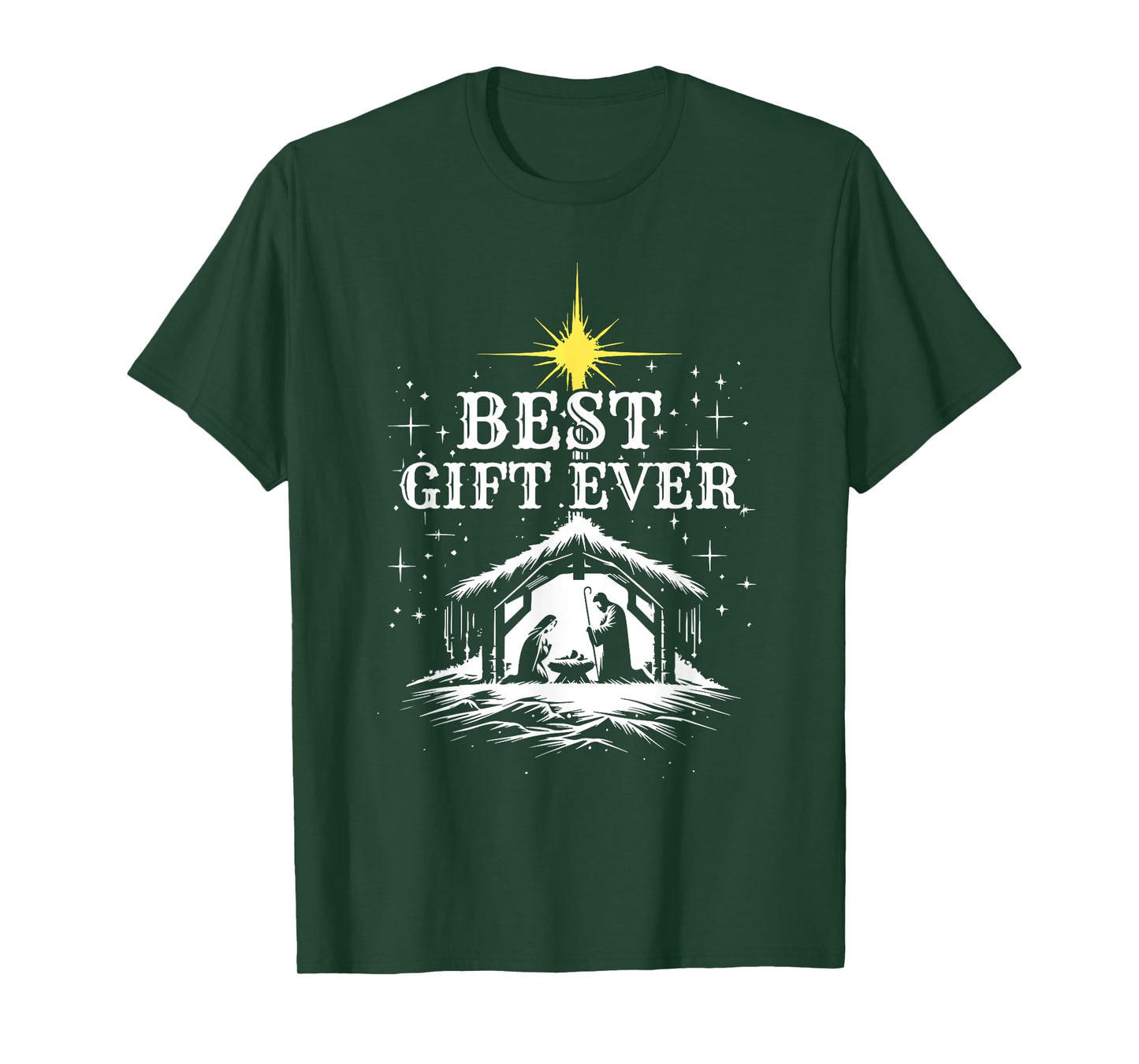 Best Ever Christmas Cool Jesus Nativity Scene Christian T-Shirt