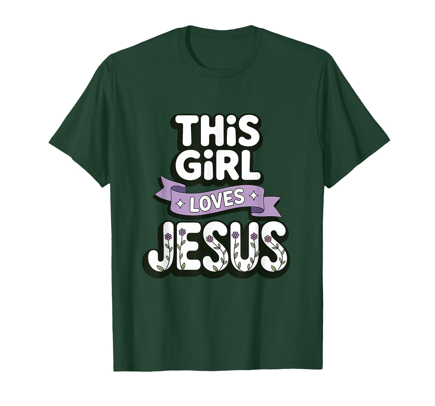 This Girl Loves Jesus Christian Girl Jesus T-Shirt