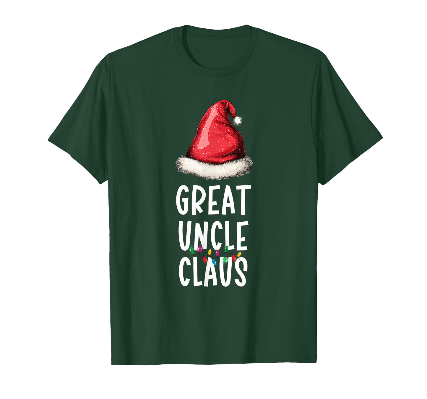Family Great Uncle Claus Christmas Santa's Pajama Matching T-Shirt