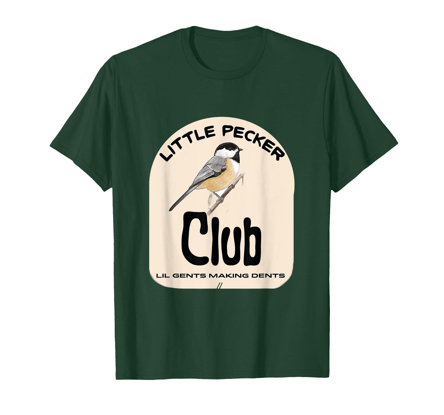 Little Pecker Club Hilarious Woodpecker Meme T-Shirt