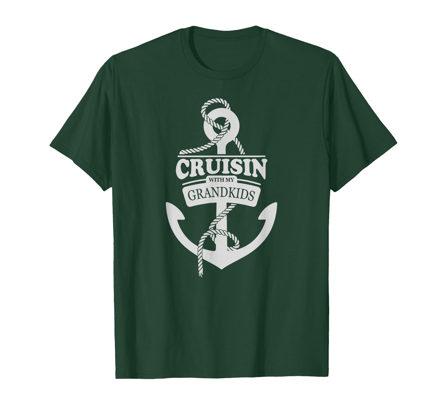 Cruisin with My Grandkids Anchor Design – Cruise Vacation Gr T-Shirt
