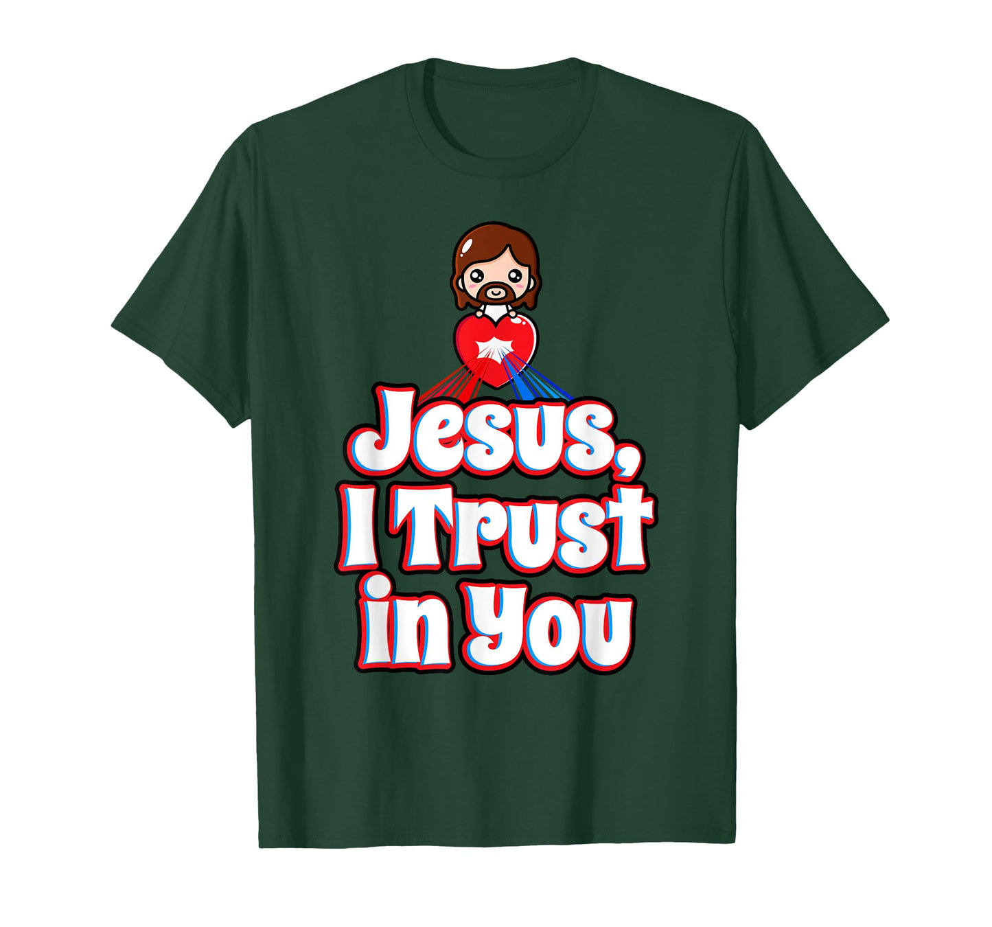 Divine Mercy for Kids Jesus I Trust in You St Faustina Cute T-Shirt