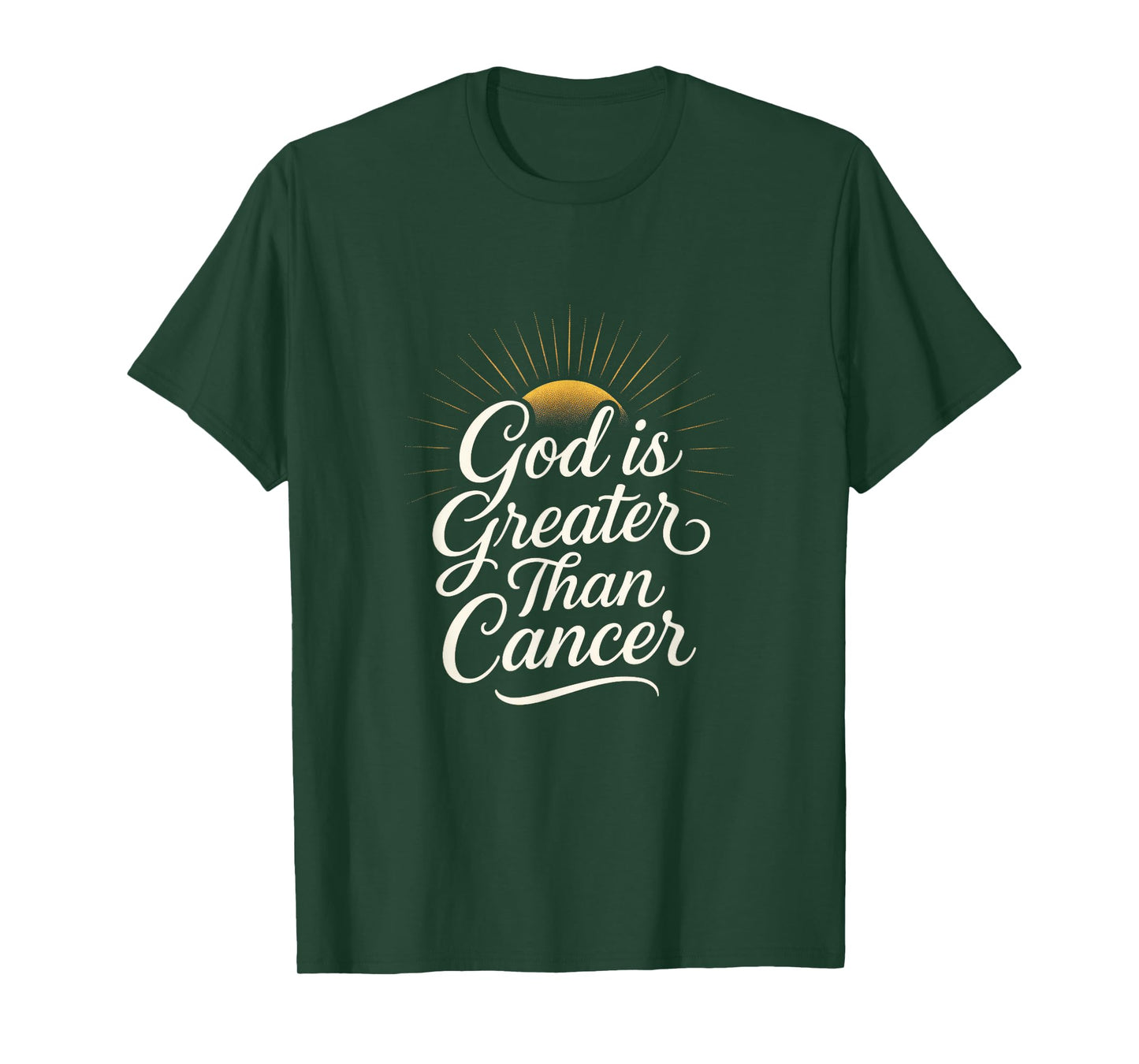 God is Greater Than Cancer - Survivor Pride Faith T-Shirt