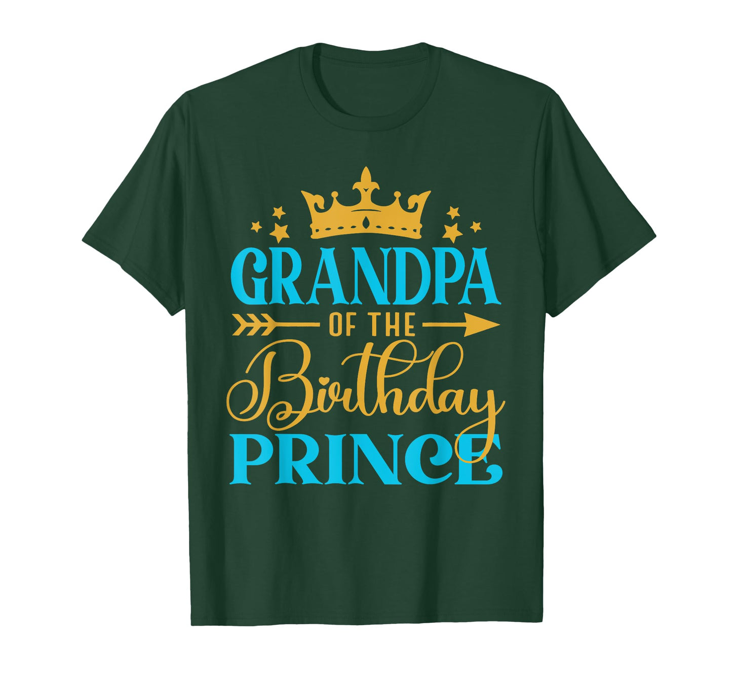 Grandpa Of The Birthday Prince Boy Bday Party Idea For Him T-Shirt