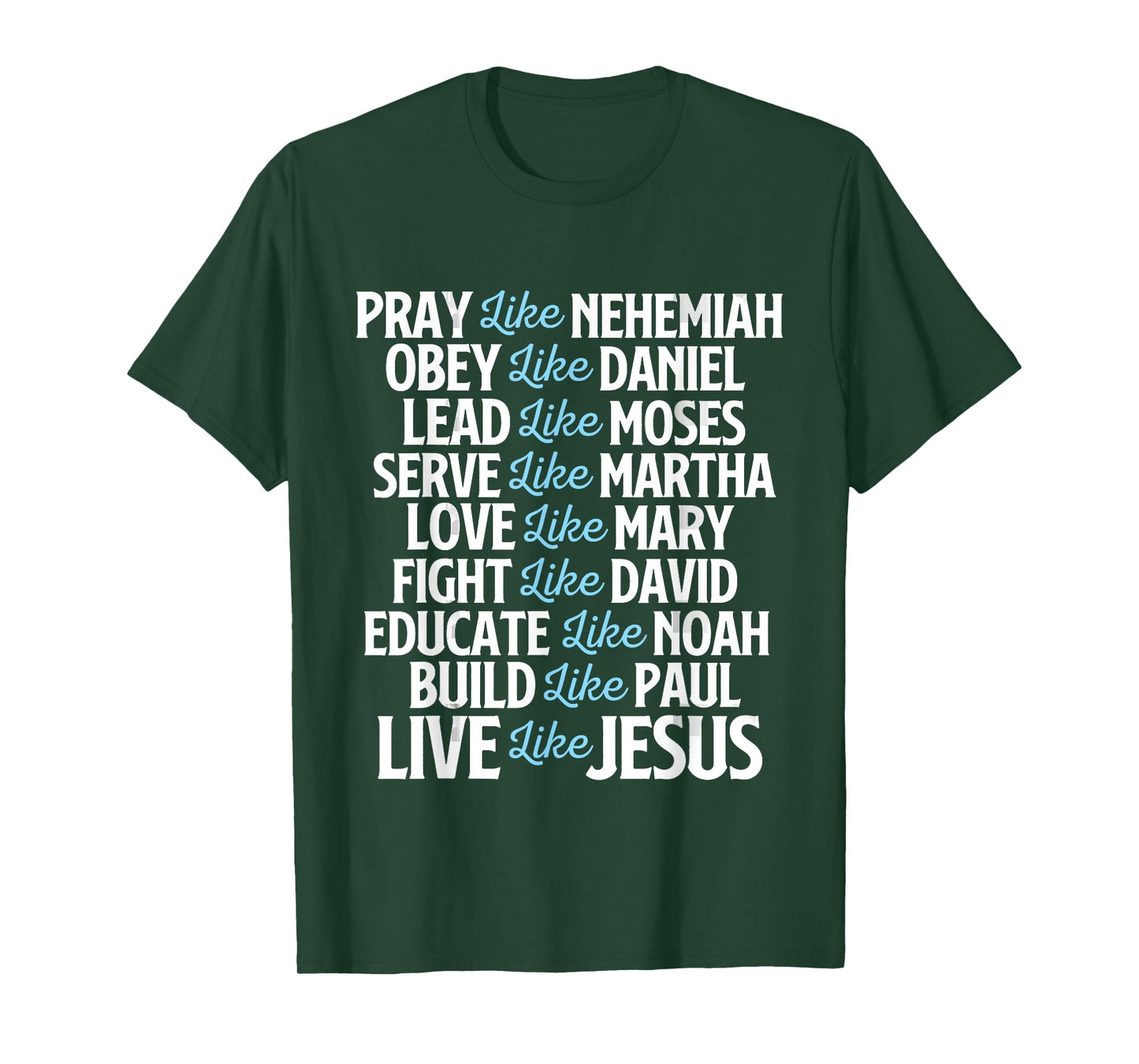 Pray Like Nehemiah - Christian Faith Jesus Christ Religious T-Shirt