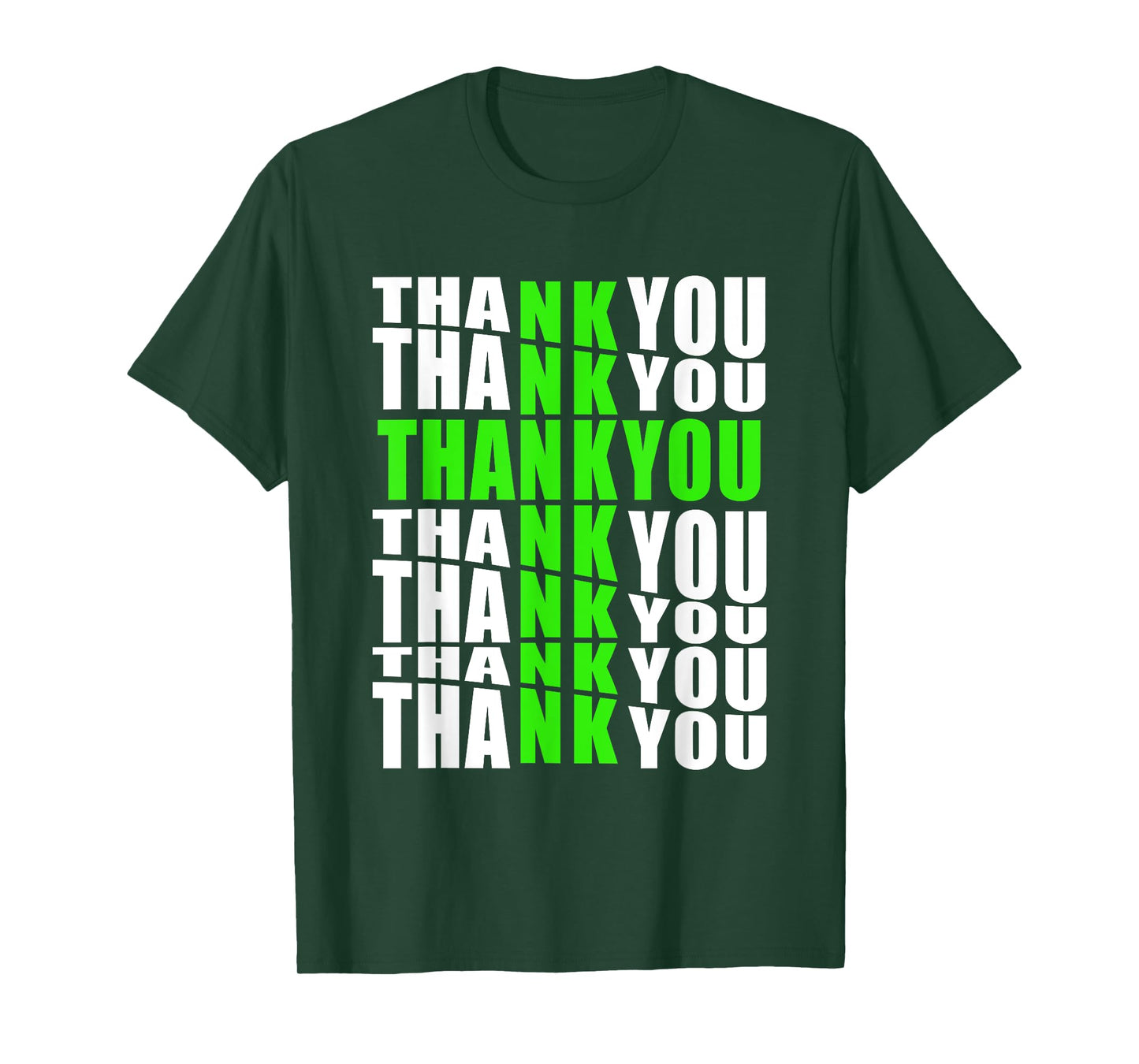 Thank You Written To Form Cross Jesus Gratitude Blessings T-Shirt