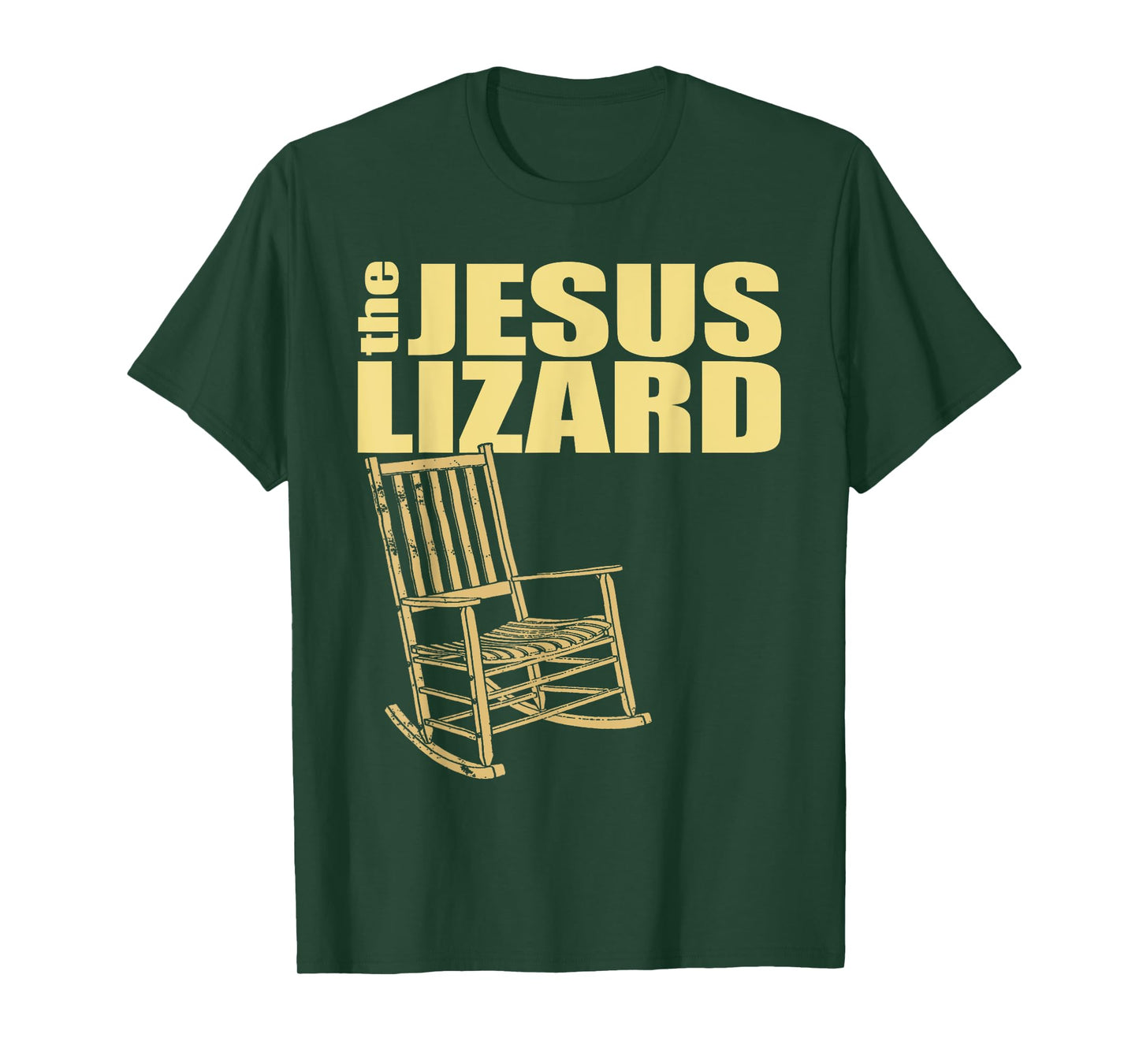 The Jesus Lizard Funny Chair Saying Christian Faith Music T-Shirt