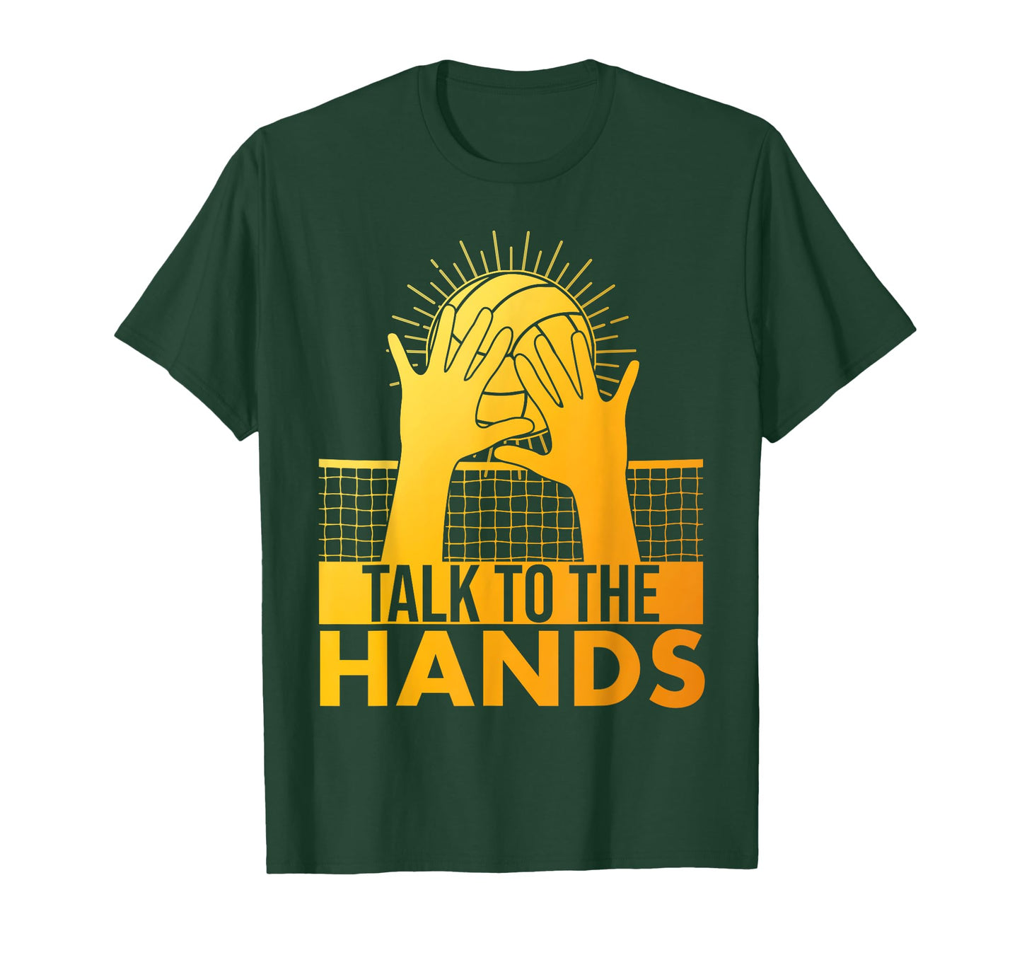 Funny Volleyball Art For Men Women Blocker Volleyball Player T-Shirt