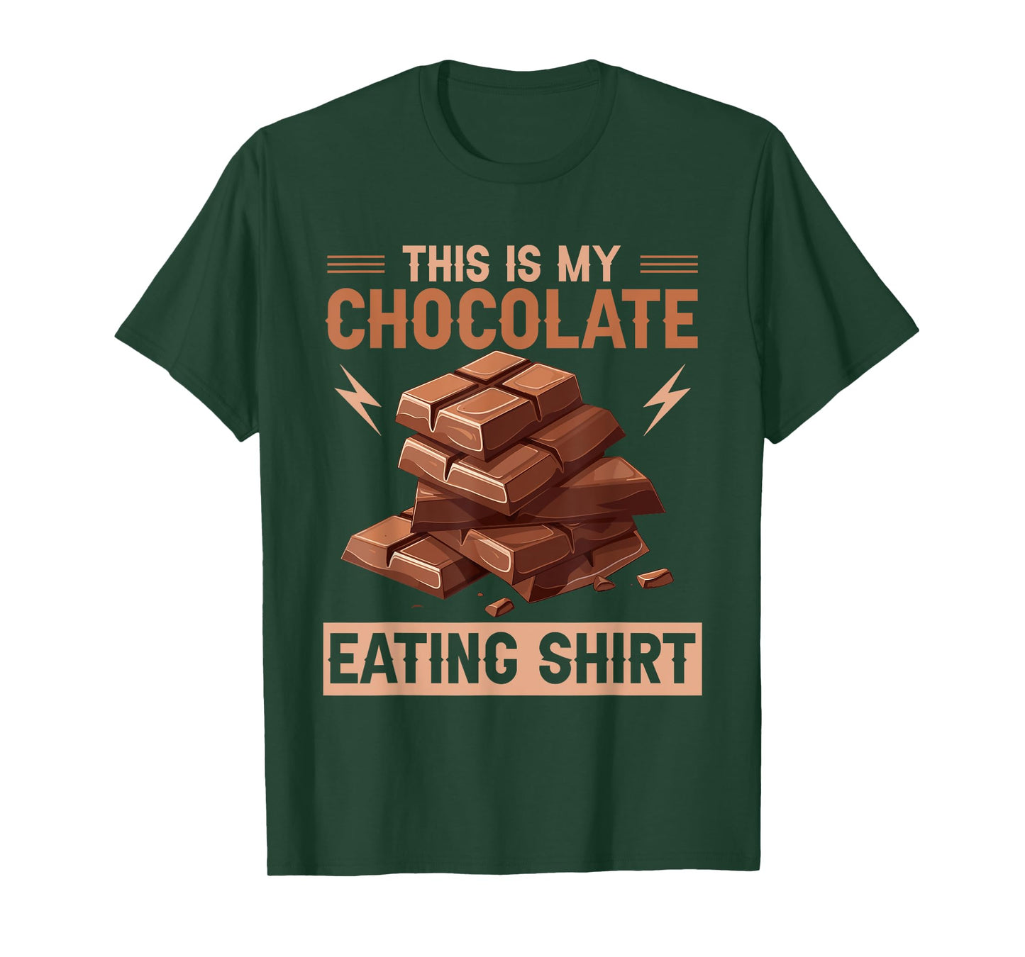 Quote Chocolate Lover Chocolate Milk Chocolate Bars T-Shirt