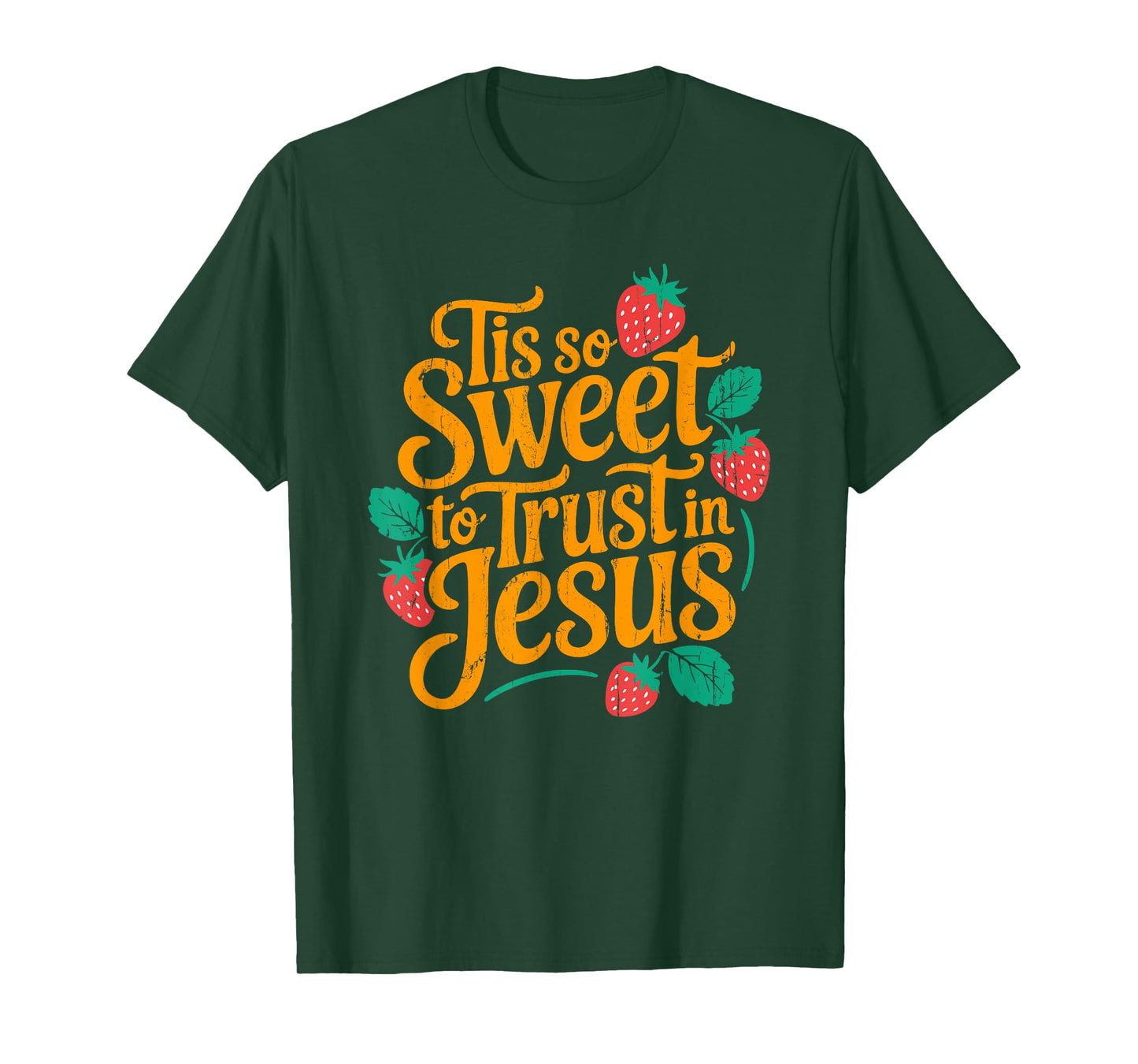 Tis So Sweet To Trust In Jesus, Retro Summer T-Shirt