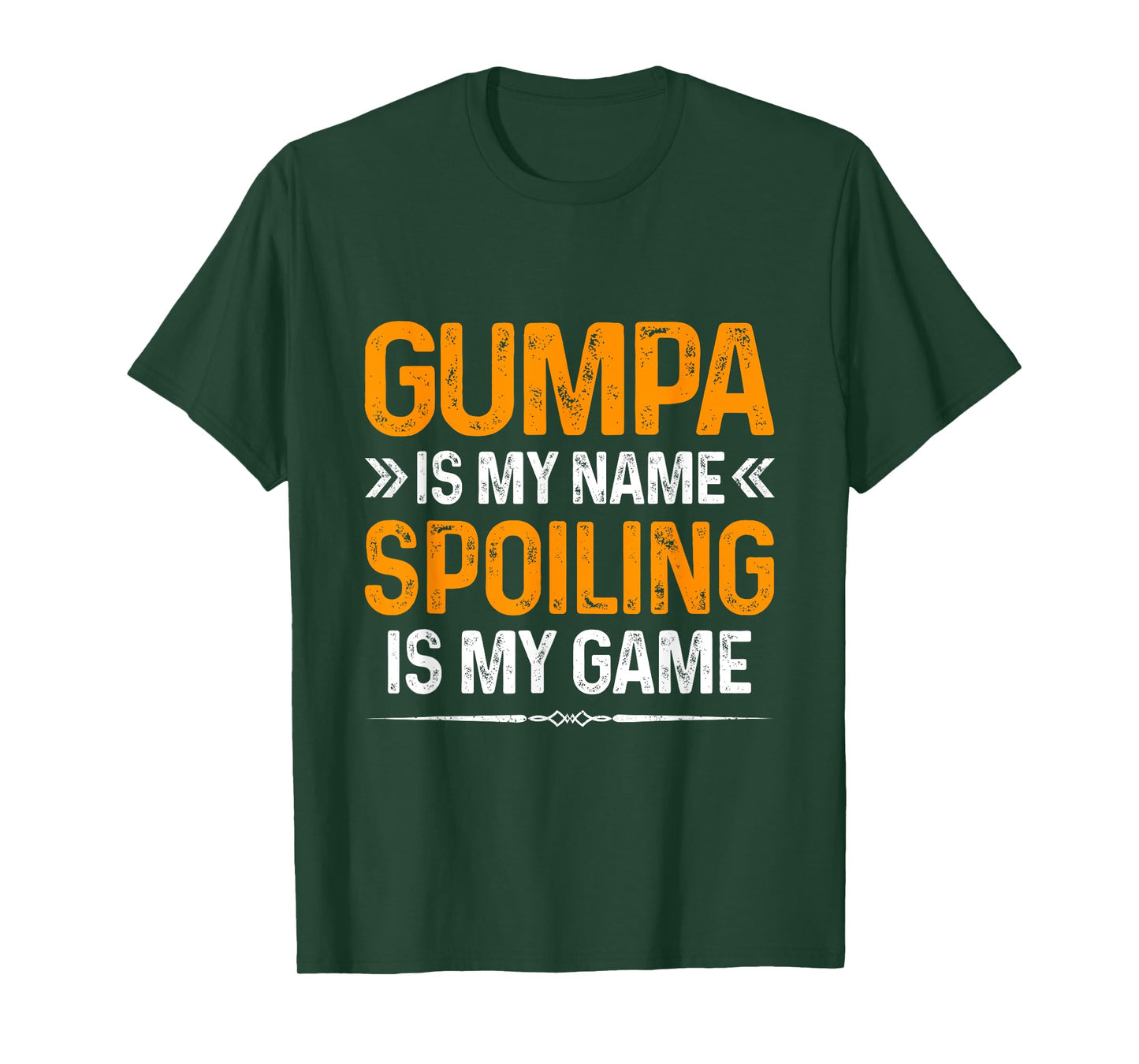 Happy Father's Day Gumpa Is My Name Spoiling Is My Game T-Shirt