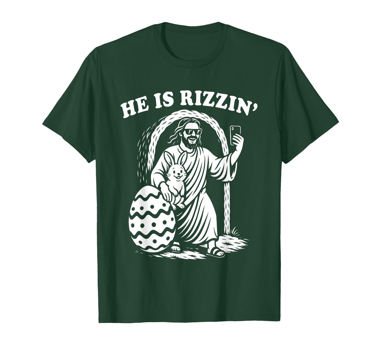 He Is Rizzin Funny Rizz Easter Meme T-Shirt