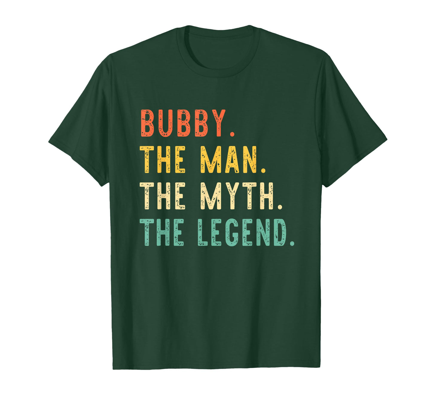 Bubby The Man The Myth The Legend Retro Vintage T-Shirt