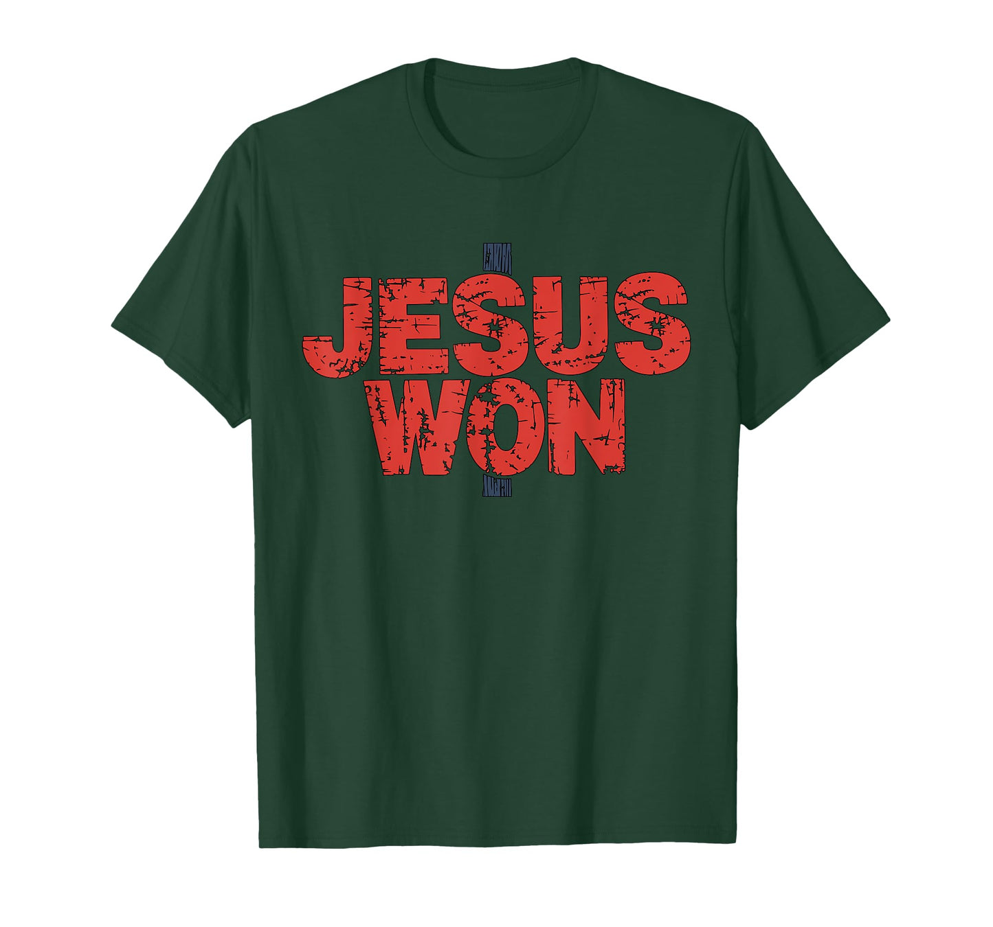 Jesus Won Christian Religious Faith T-Shirt