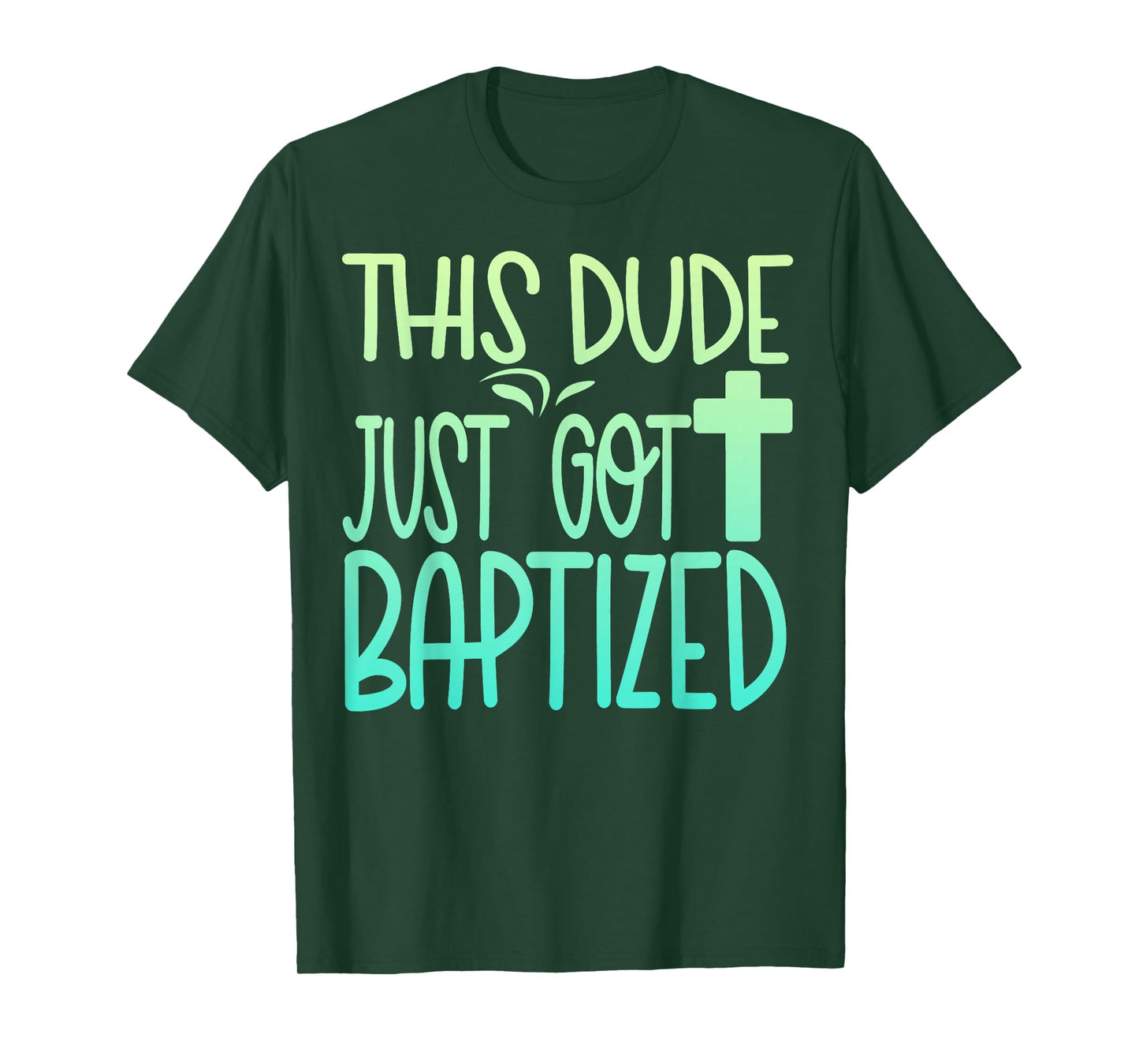 Baptism Kids Boy Dude Baptized Christian 2025 I Decided T-Shirt