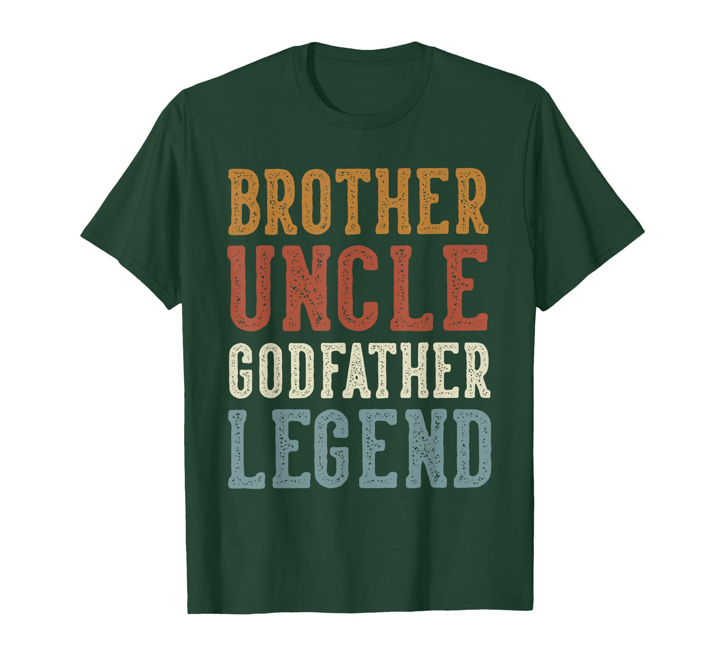 Brother Uncle Godfather Legend - Classic Retro Distressed T-Shirt