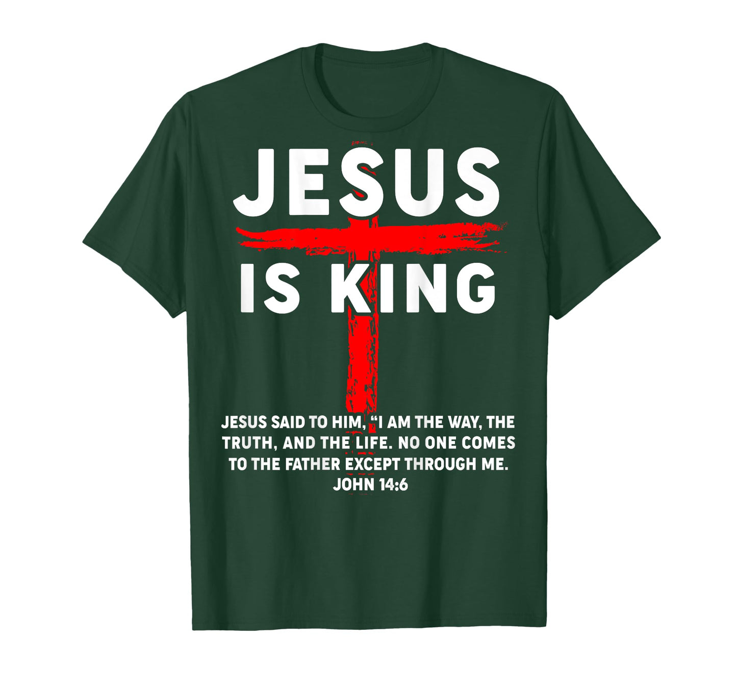Men Jesus King Youth Boy Funny Christian Save Godson Toddler T-Shirt