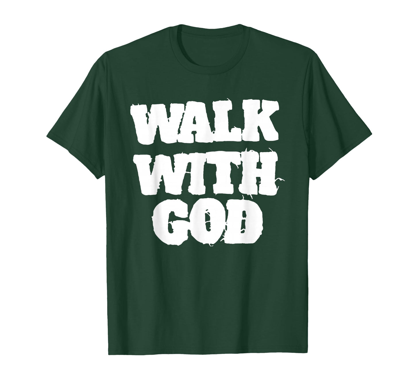 Walk with Jesus God Christian Men Women Saying Quote Funny T-Shirt