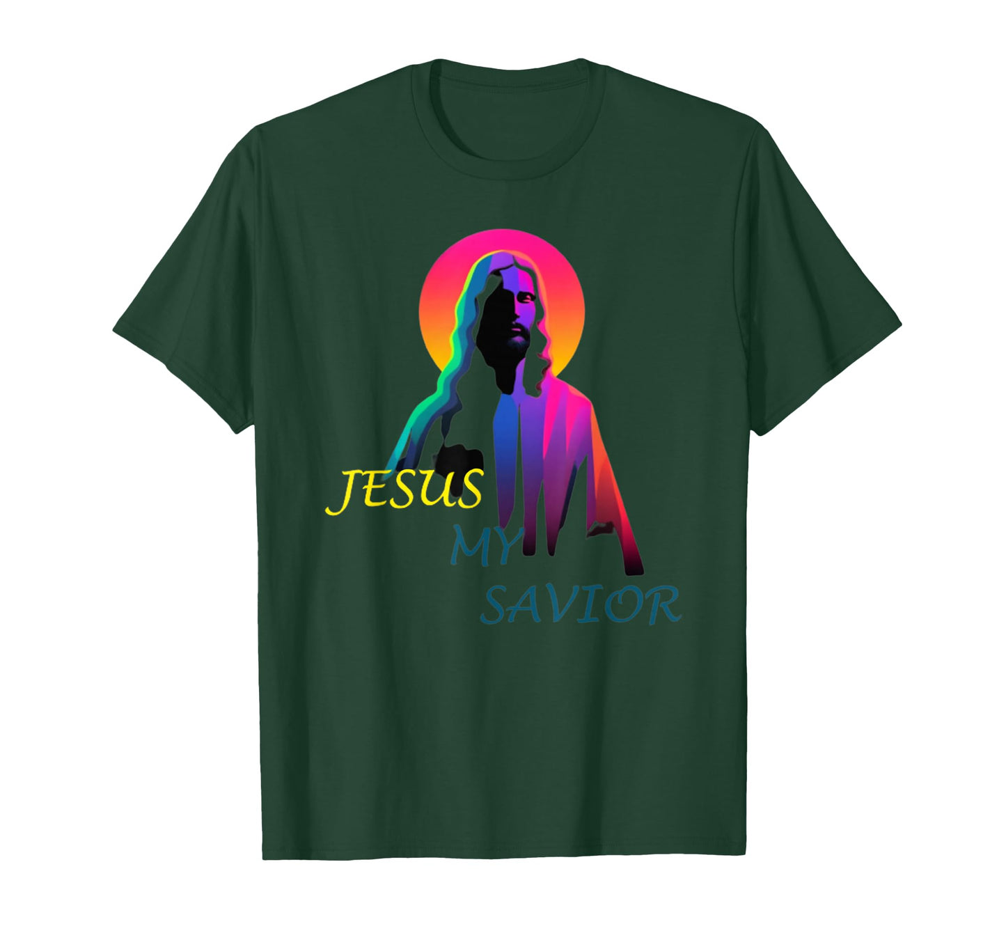Jesus My Savior Christian Funny Tie Dye Jesus Christ Savior T-Shirt